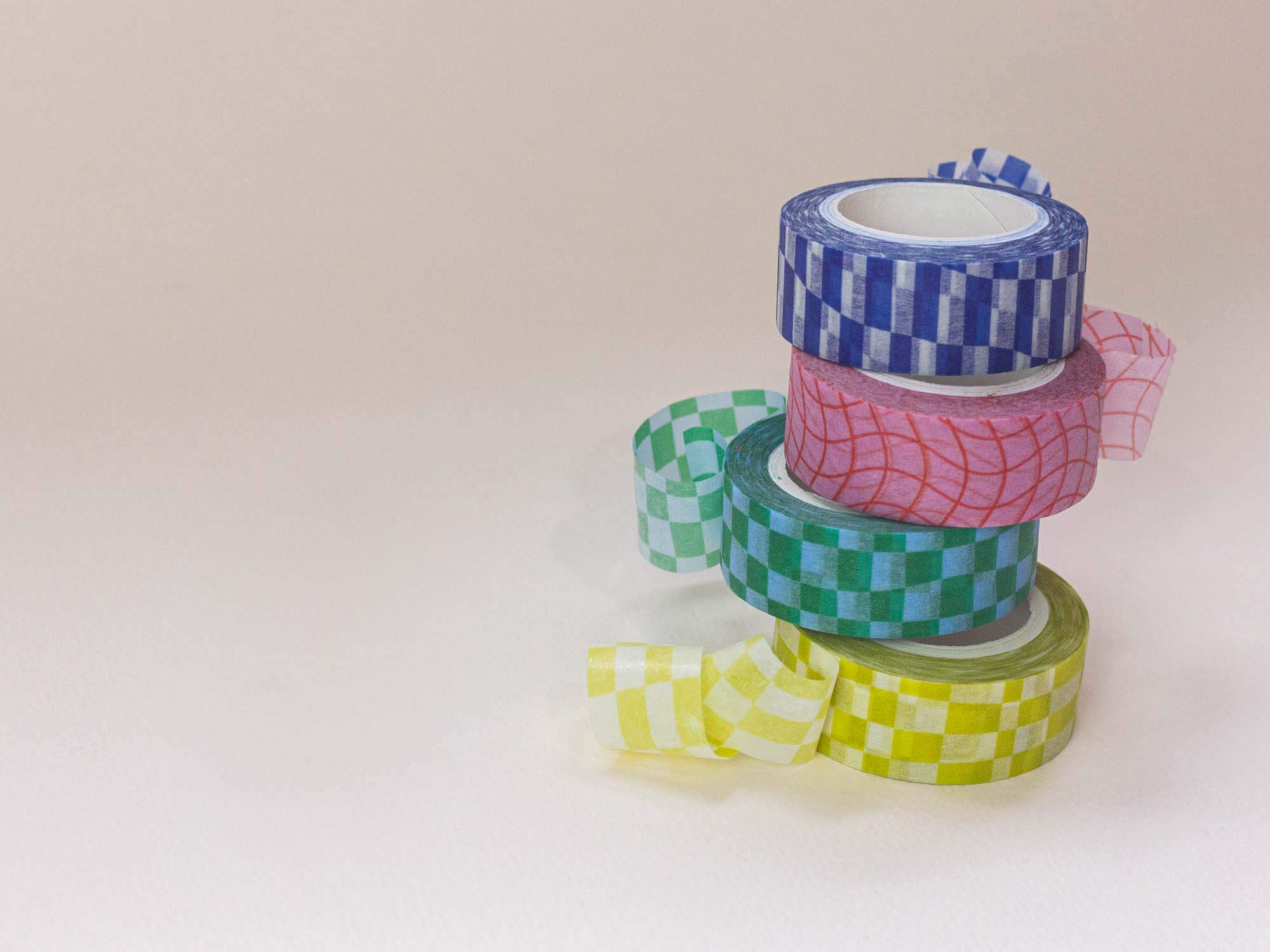 Chunky Checker Washi Tape – 15mm