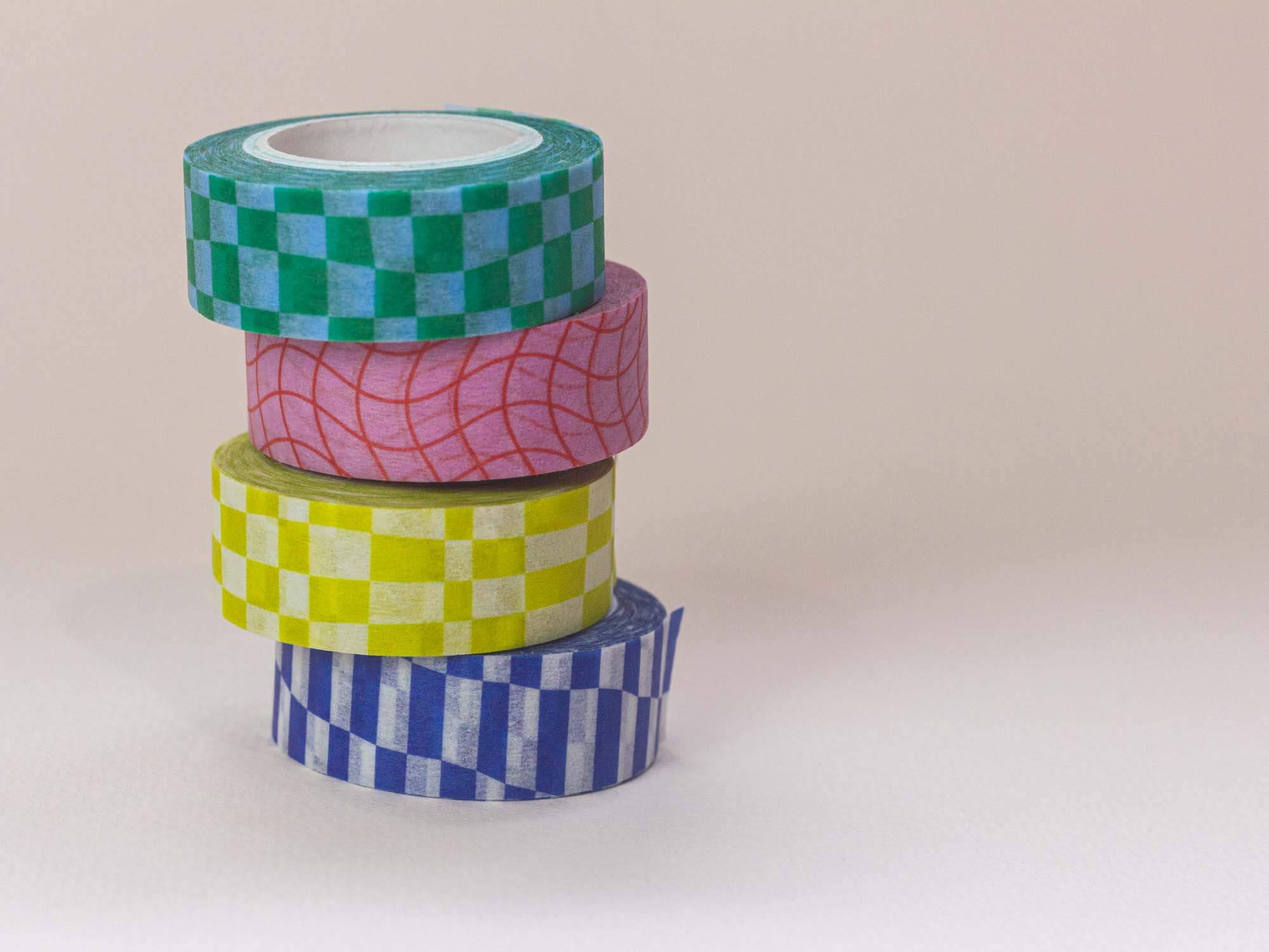 Chunky Checker Washi Tape – 15mm