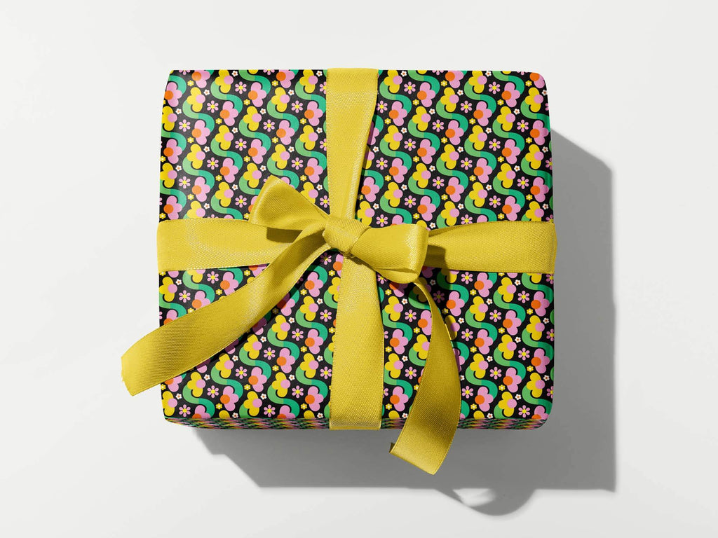 Fleurty Girl (Pink) Wrapping Paper