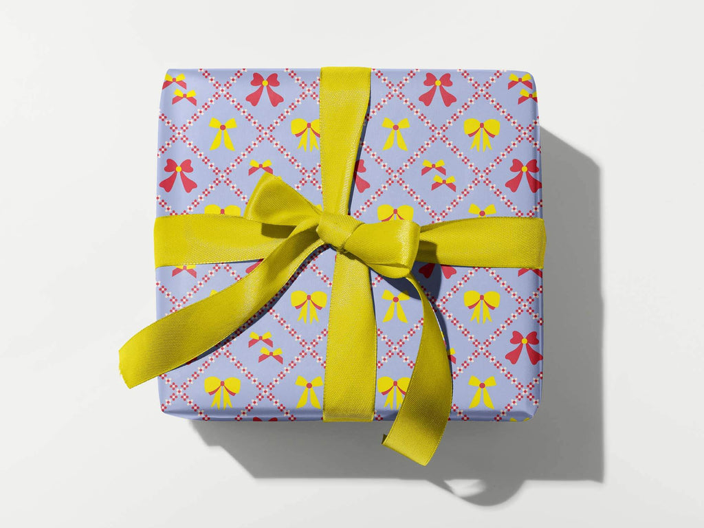 The Bow Show (Blue Edition) Wrapping Paper