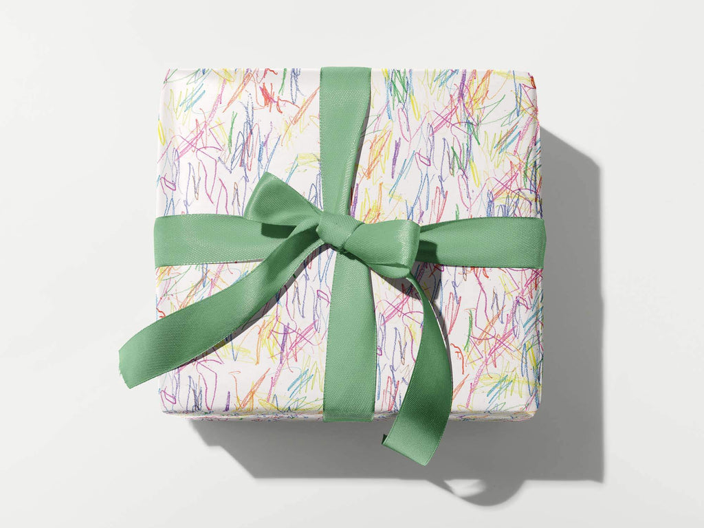 Lil Darlin' Scribble Scrabble Gift Wrap