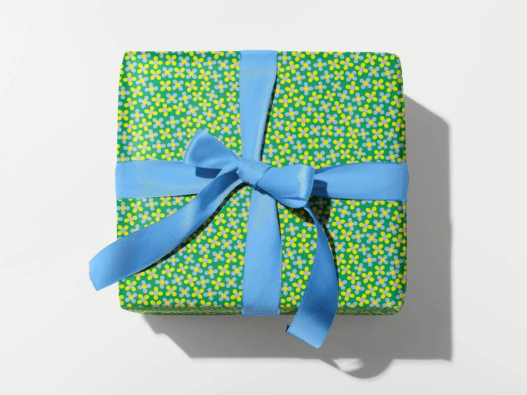 Little Fleurs on the Prairie (Citrus) Wrapping Paper Sheets or Roll