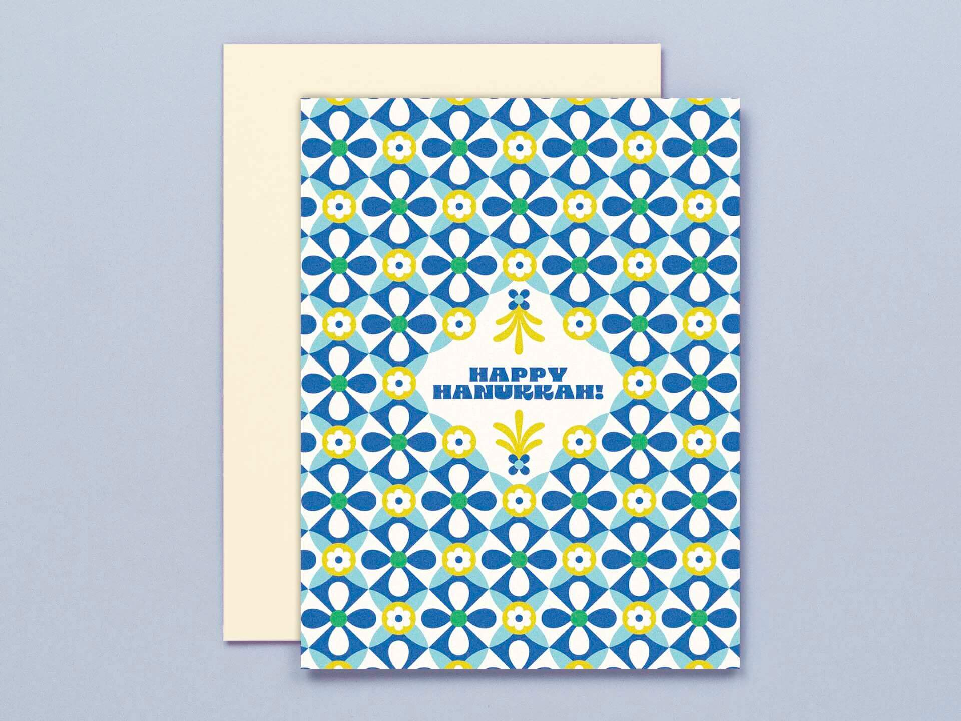 Fancy Hanukkah • Fancy Pattern Hanukkah Card