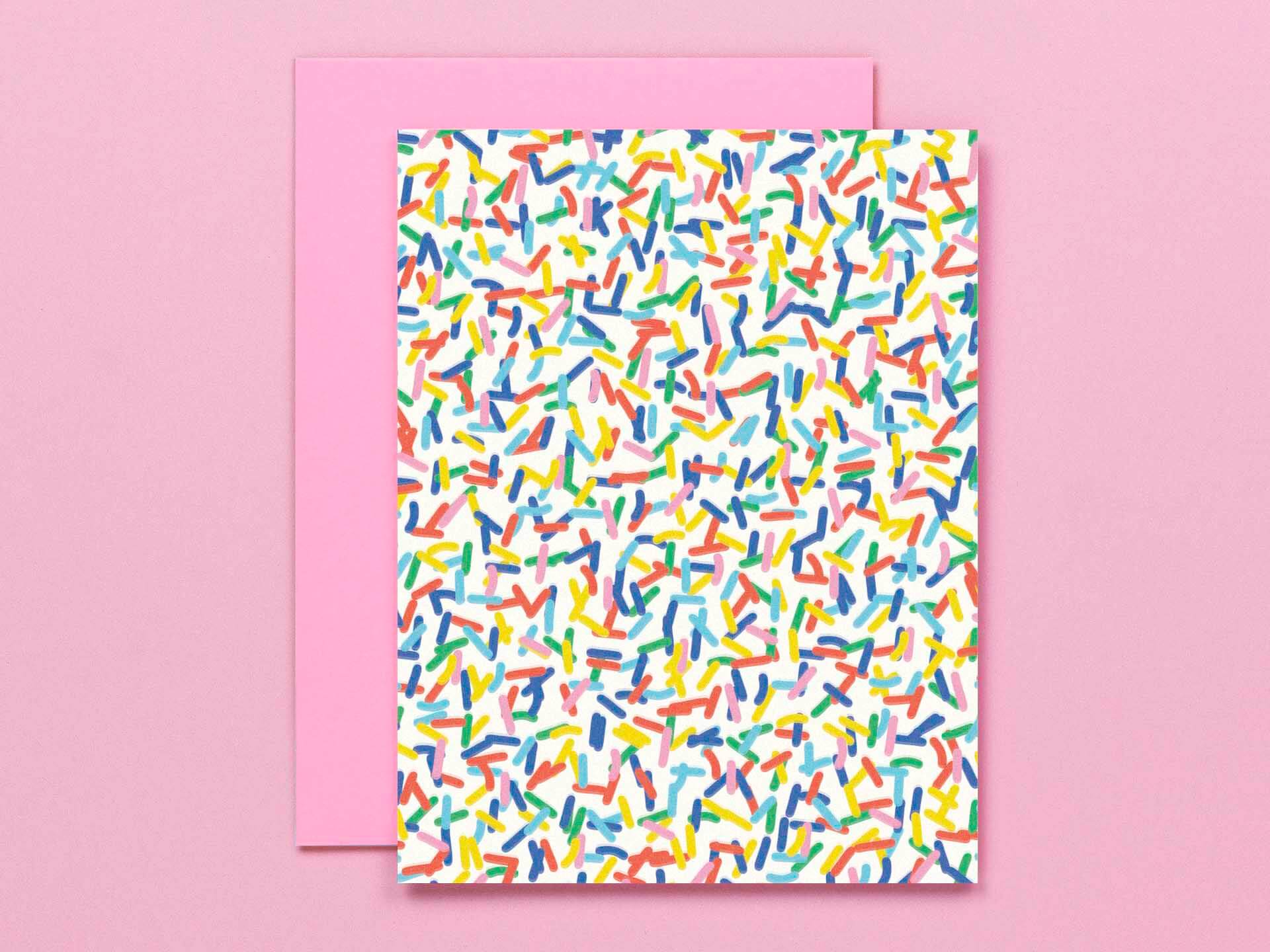 Loaded Sprinkles Blank Pattern Card