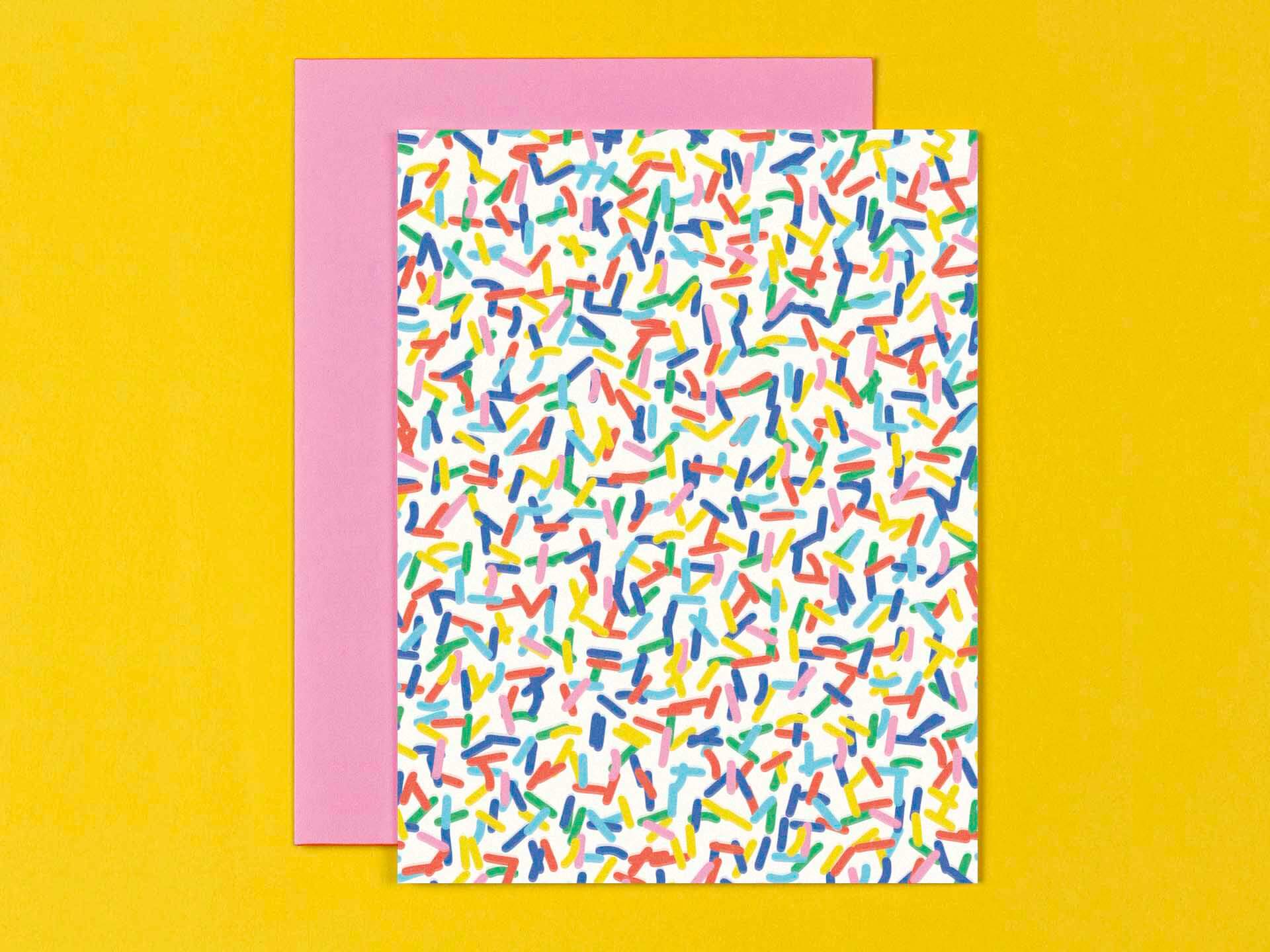 Loaded Sprinkles Blank Pattern Card