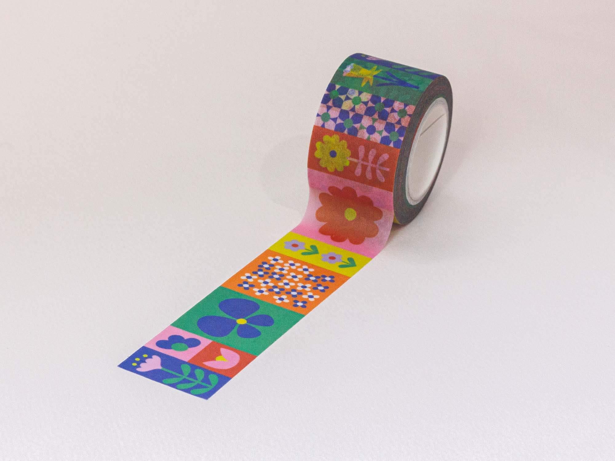 Flowerblock Washi Tape – 25mm