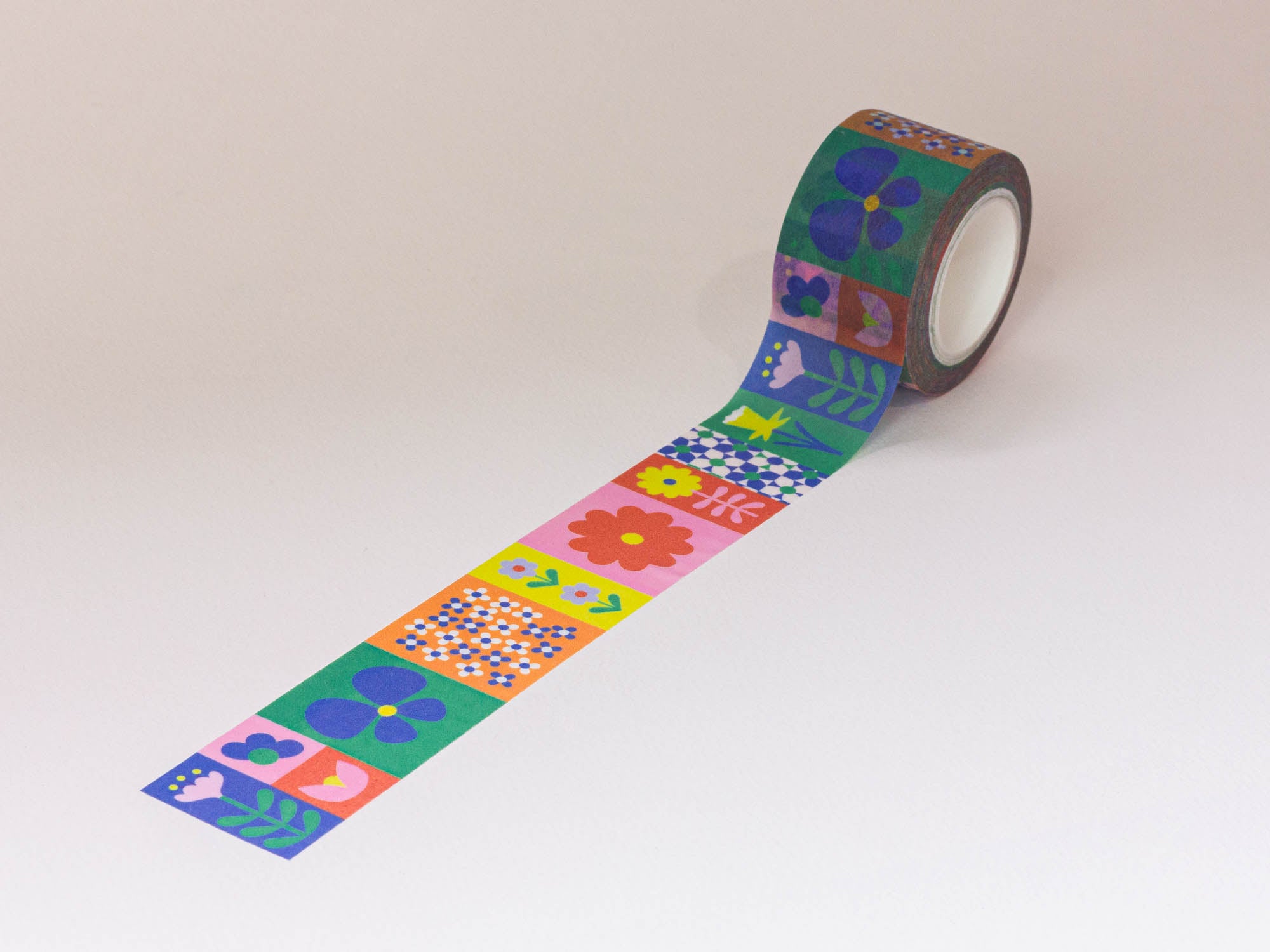 Flowerblock Washi Tape – 25mm