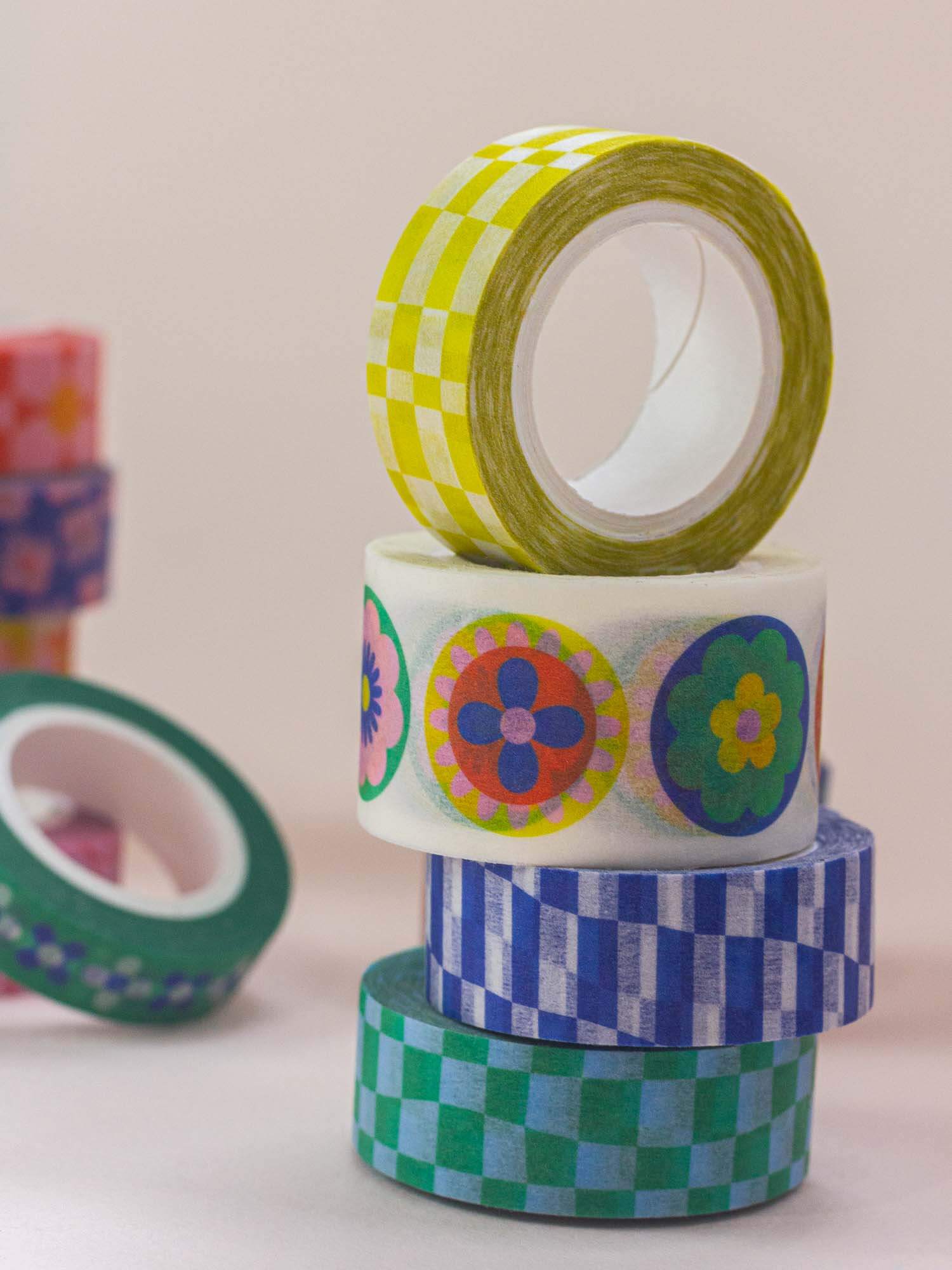 Chunky Checker Washi Tape – 15mm