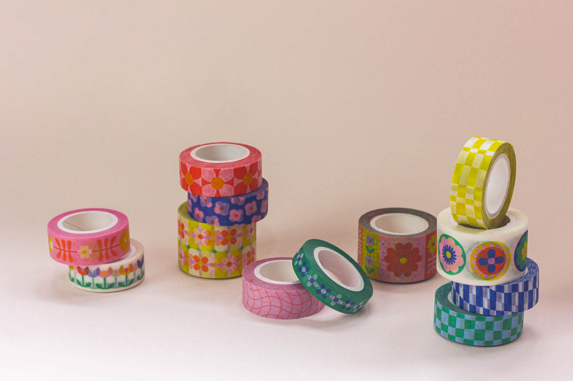 Chunky Checker Washi Tape – 15mm