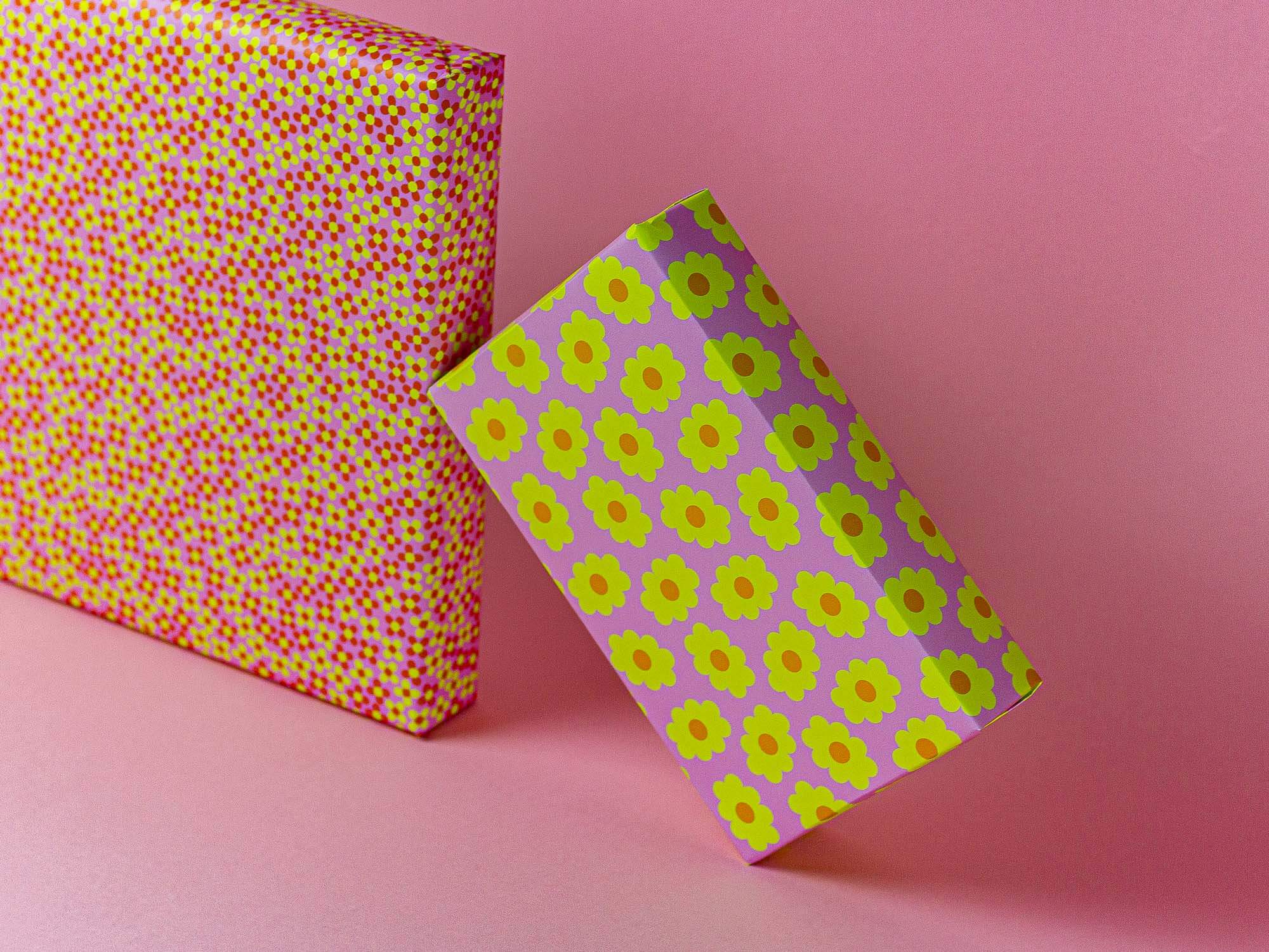 Flower Fluffs Wrapping Paper