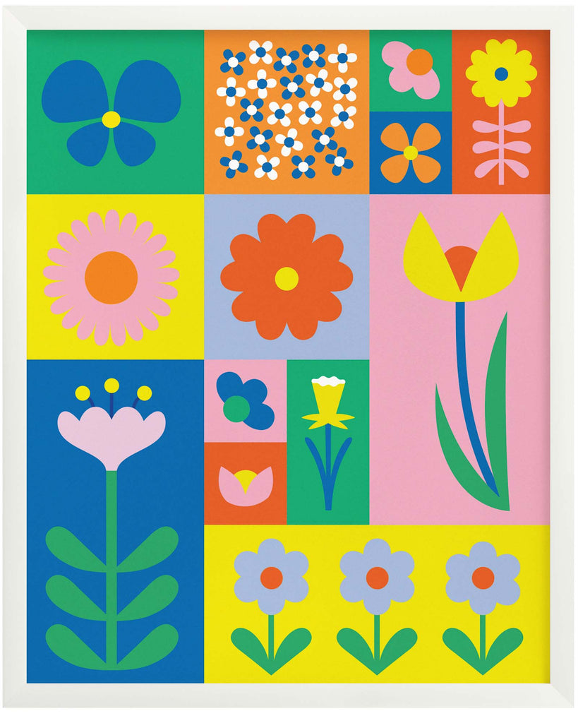 Flowerblock Poster