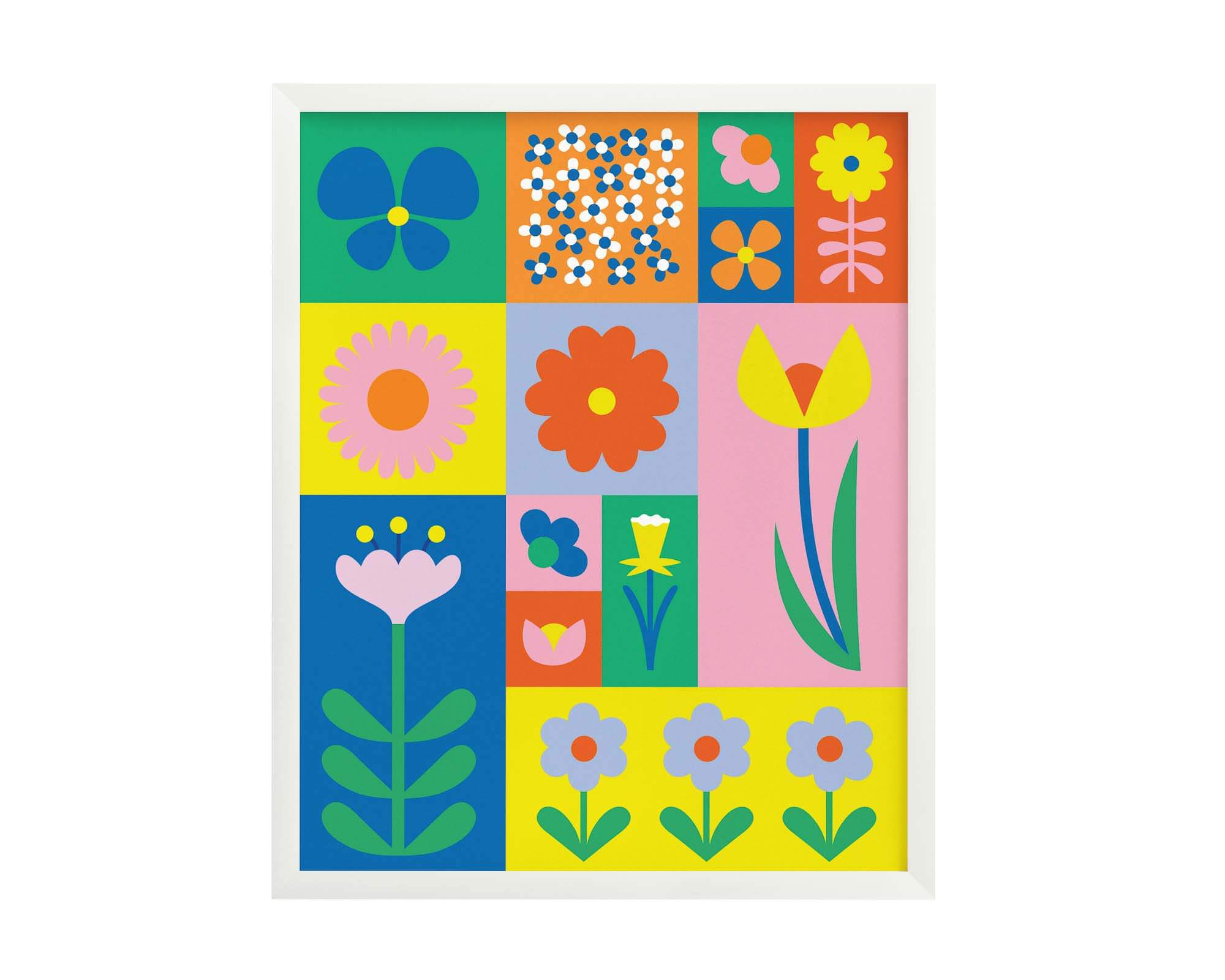 Flowerblock Poster