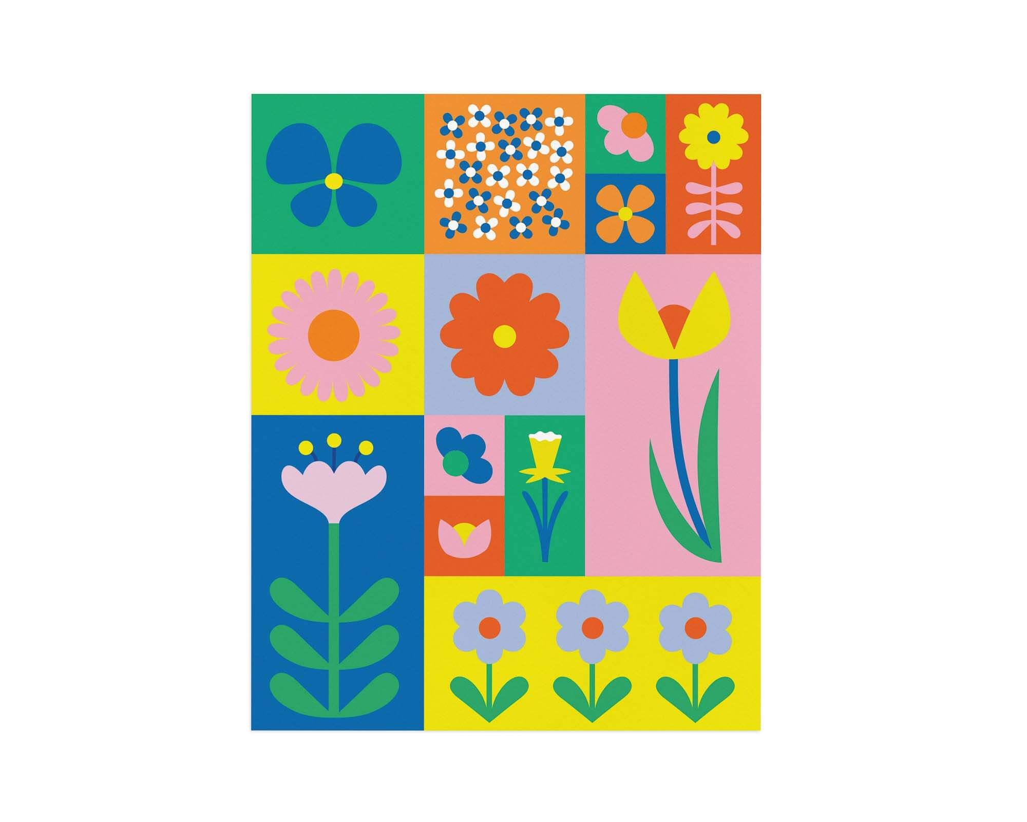 Flowerblock Poster