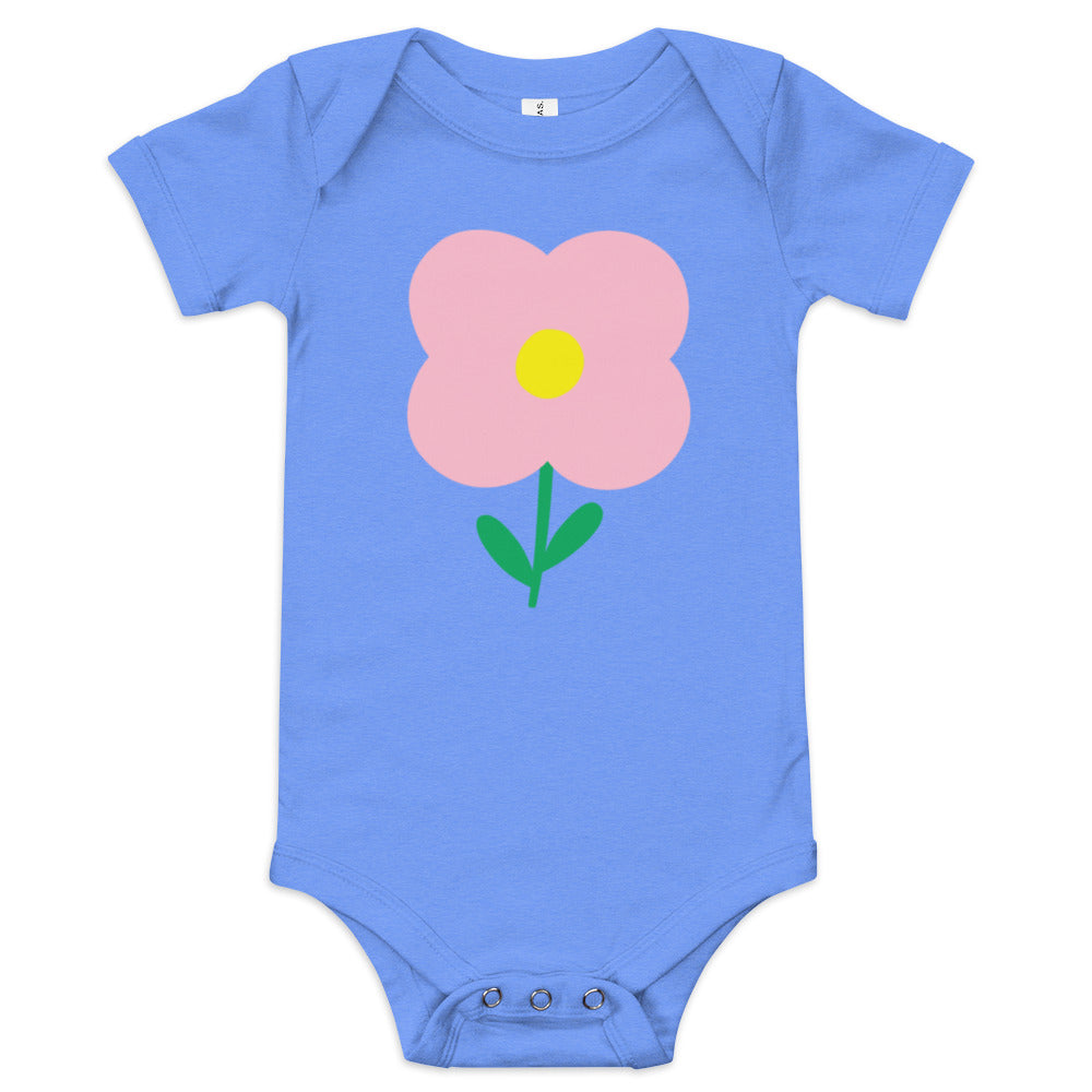 Buttercup Flower Short Sleeve Baby Onesie