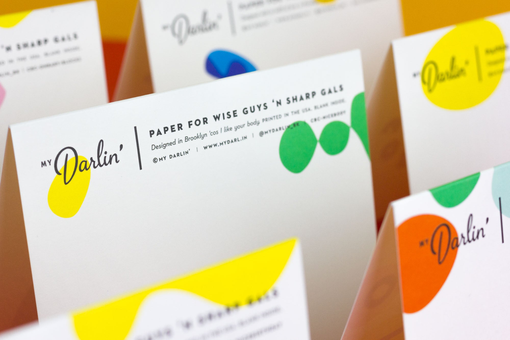 My Darlin' back of the card @mydarlin_bk