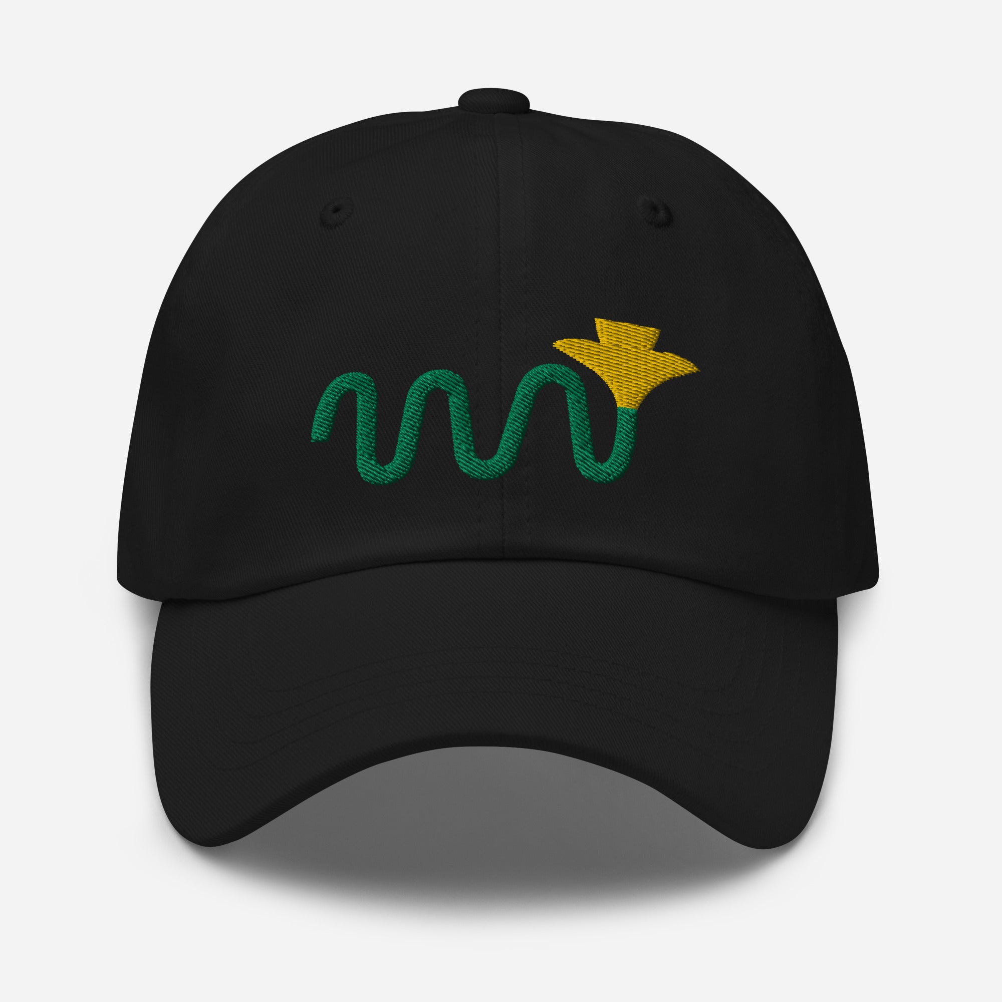 Squiggle Daffodil Embroidered Hat