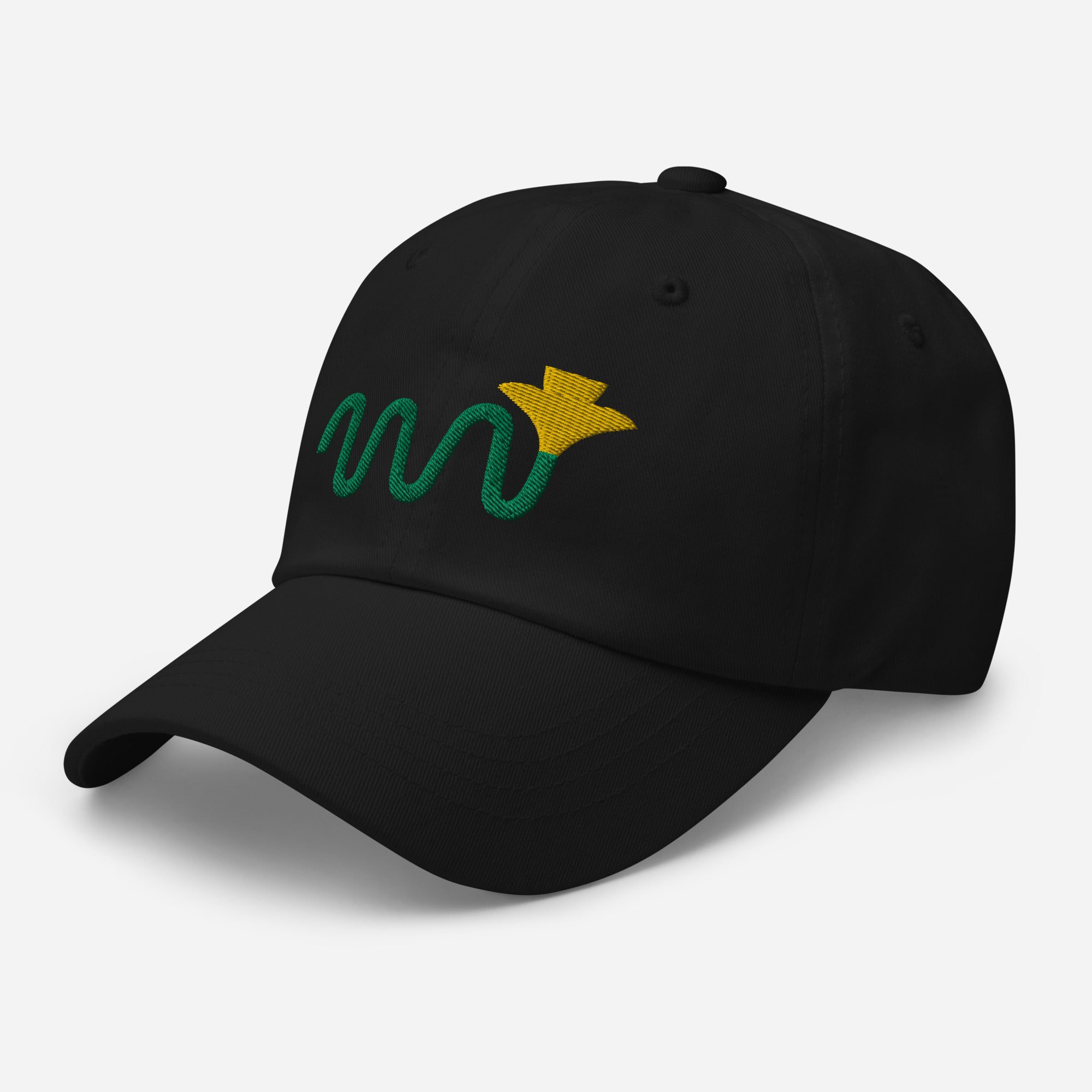 Squiggle Daffodil Embroidered Hat