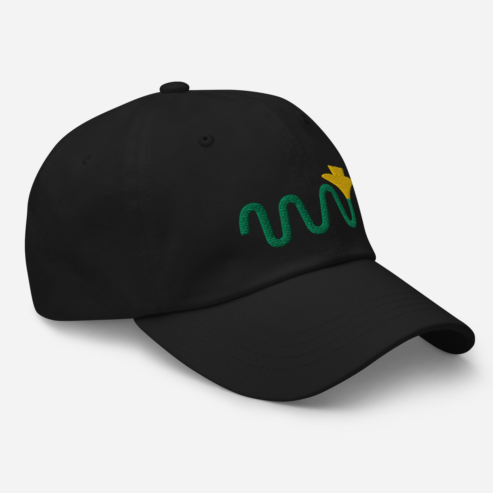 Squiggle Daffodil Embroidered Hat
