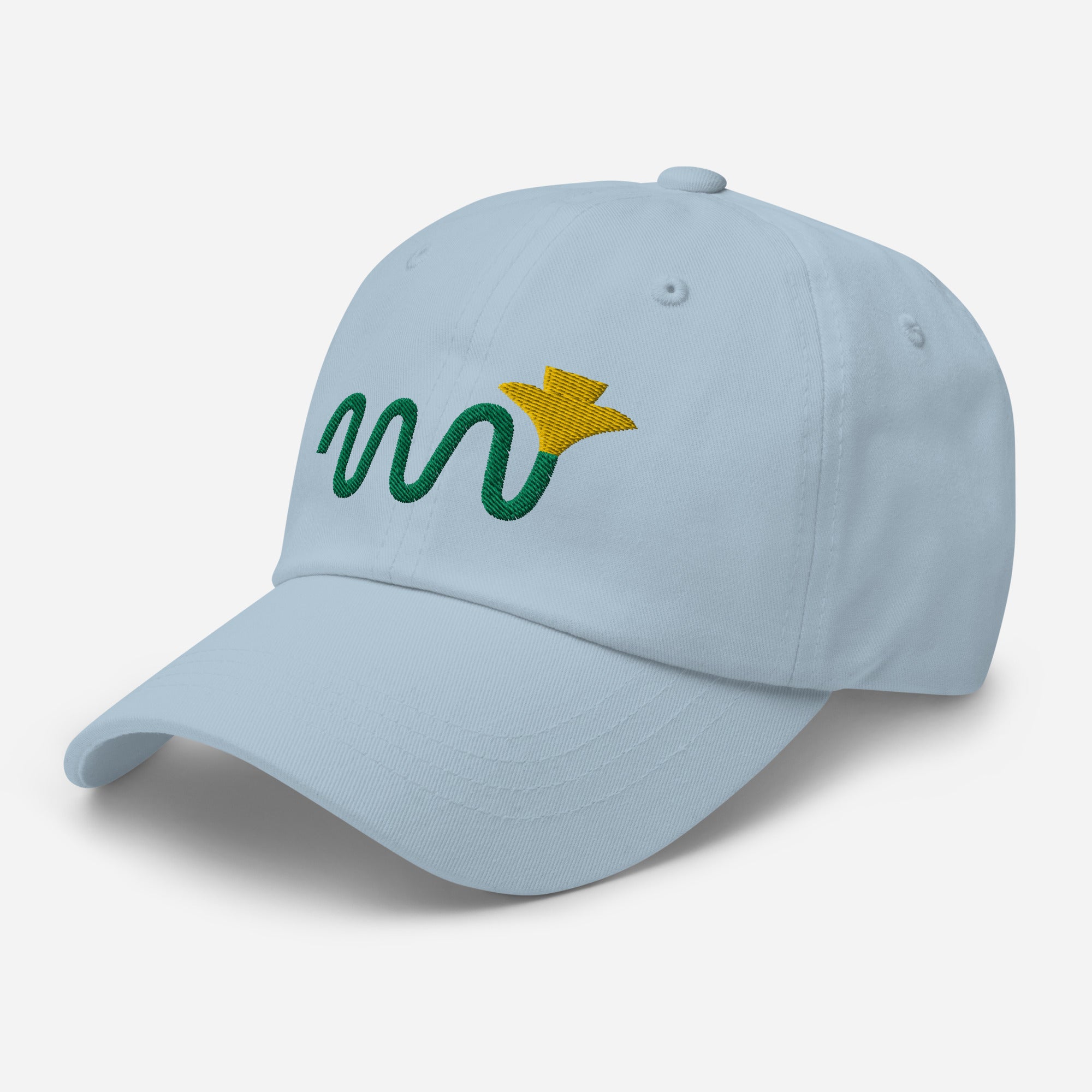Squiggle Daffodil Embroidered Hat
