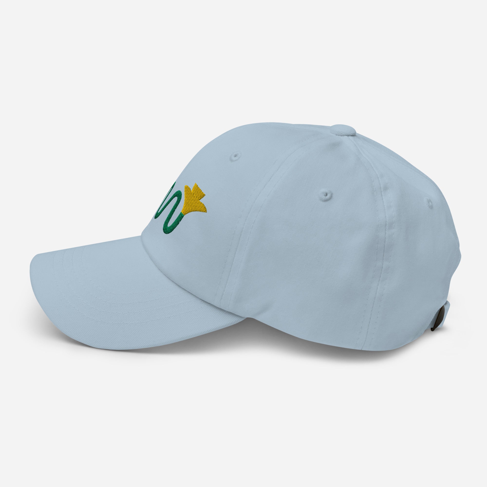 Squiggle Daffodil Embroidered Hat