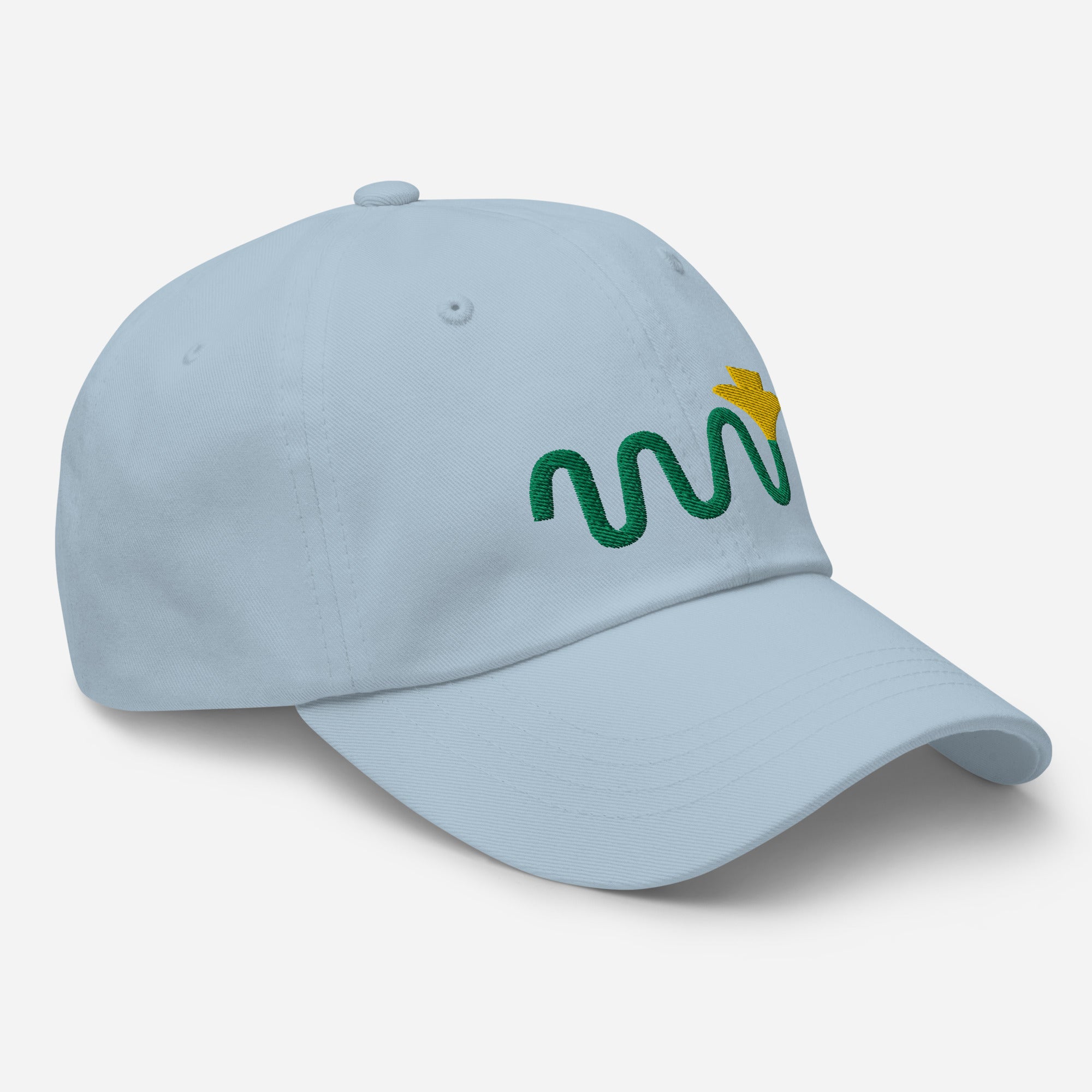 Squiggle Daffodil Embroidered Hat