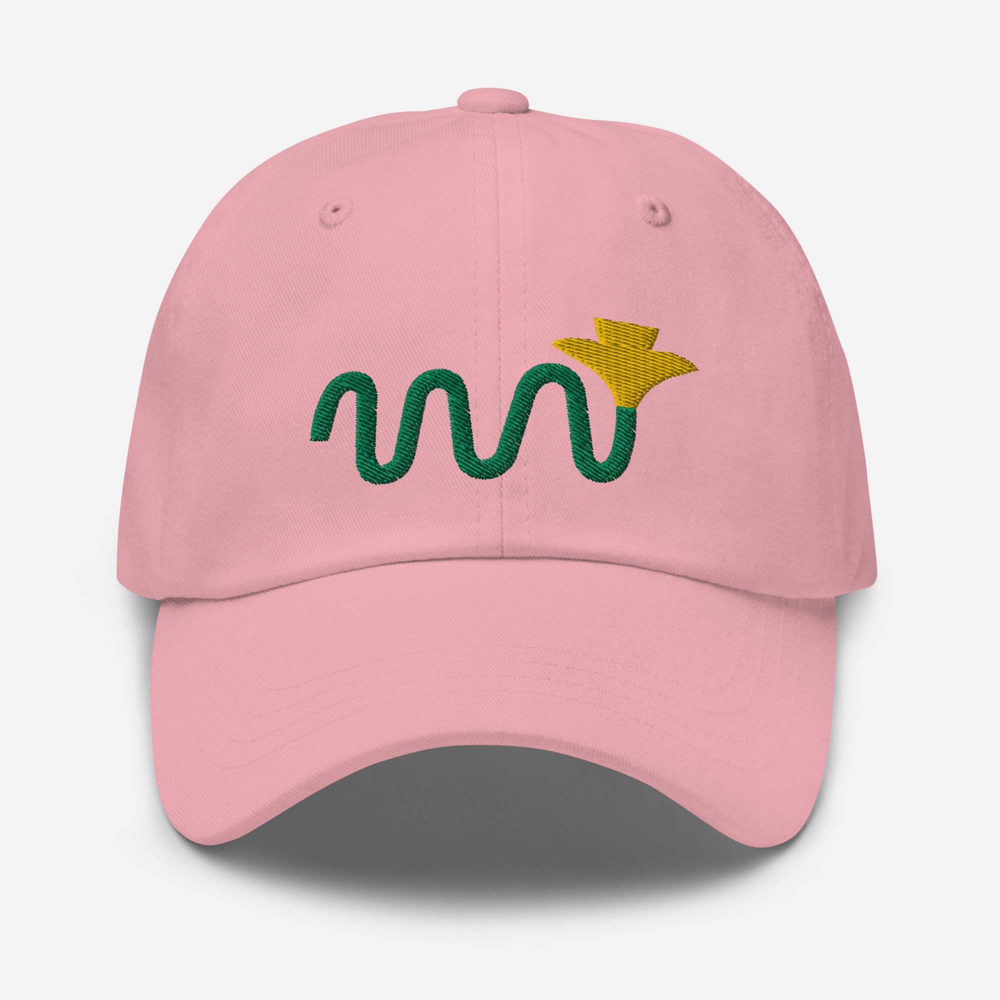 Squiggle Daffodil Embroidered Hat