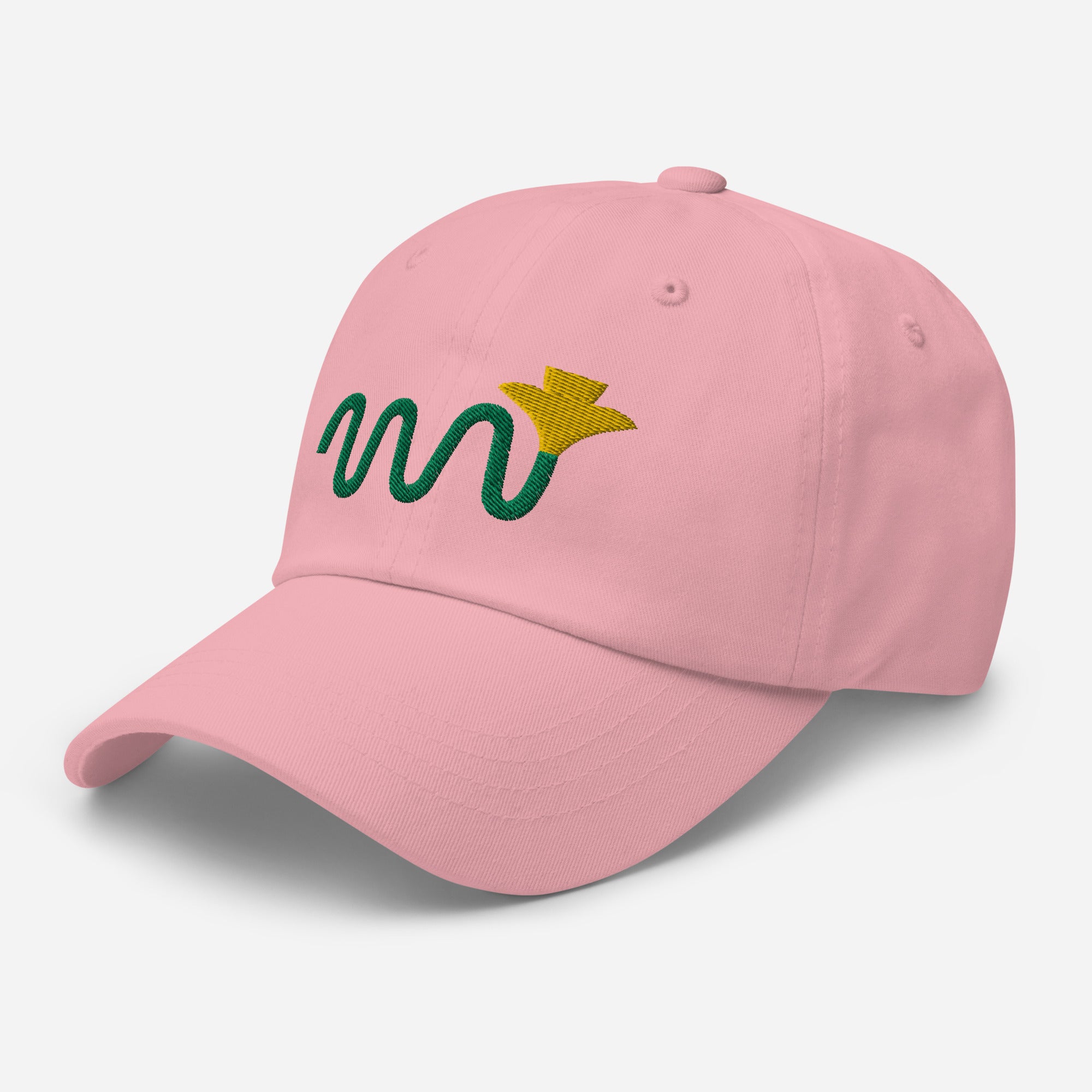 Squiggle Daffodil Embroidered Hat