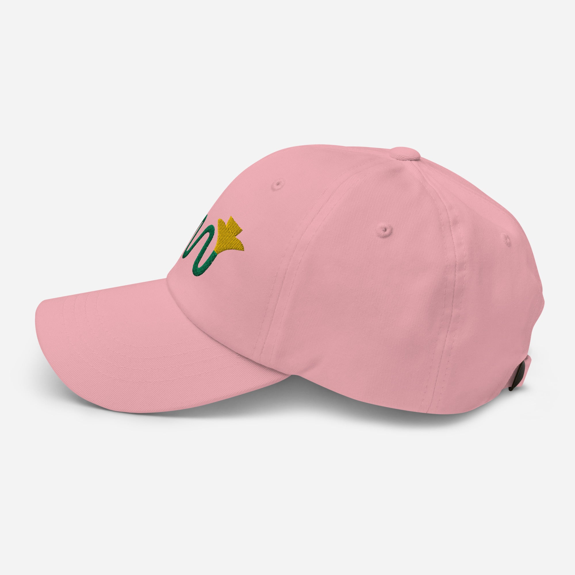 Squiggle Daffodil Embroidered Hat