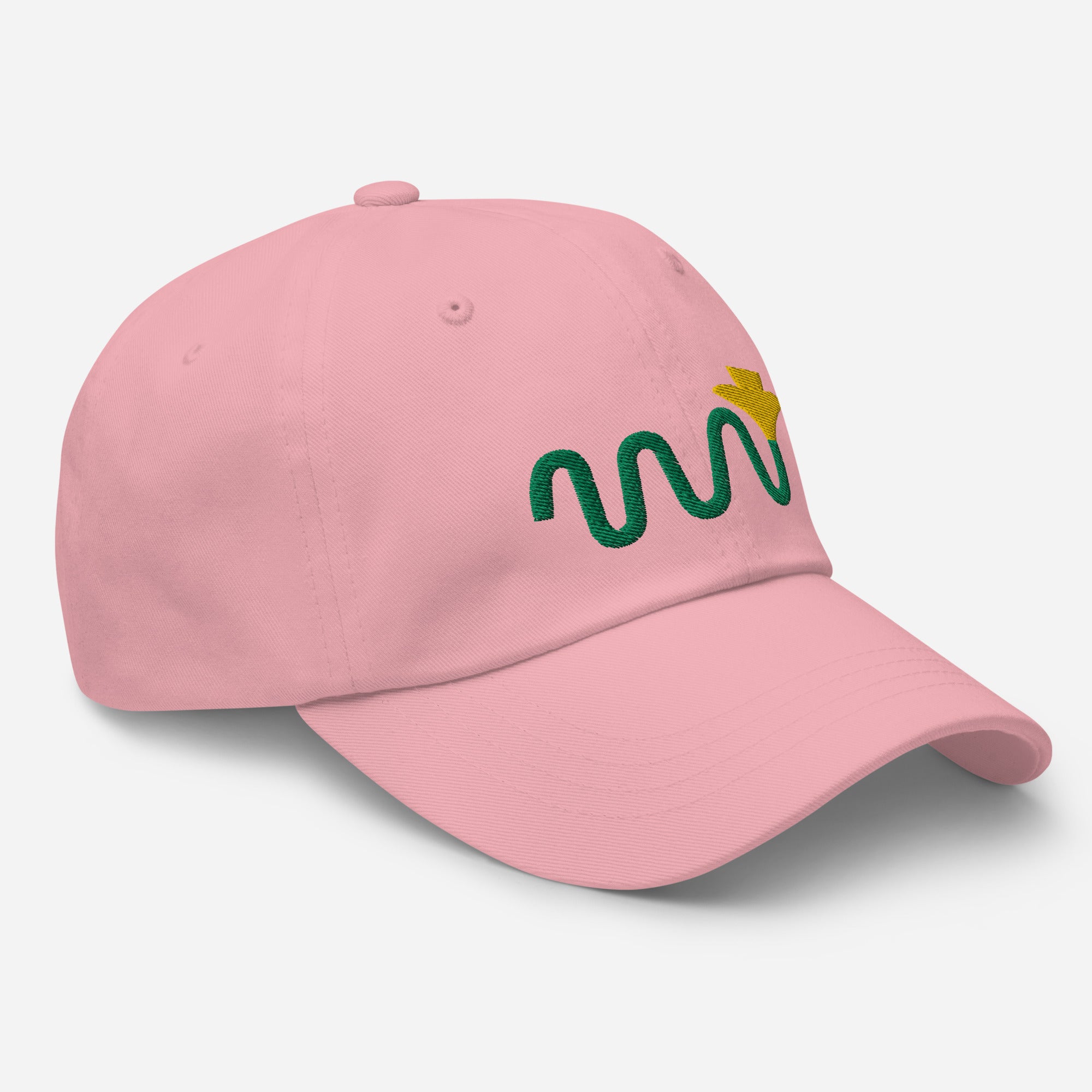 Squiggle Daffodil Embroidered Hat
