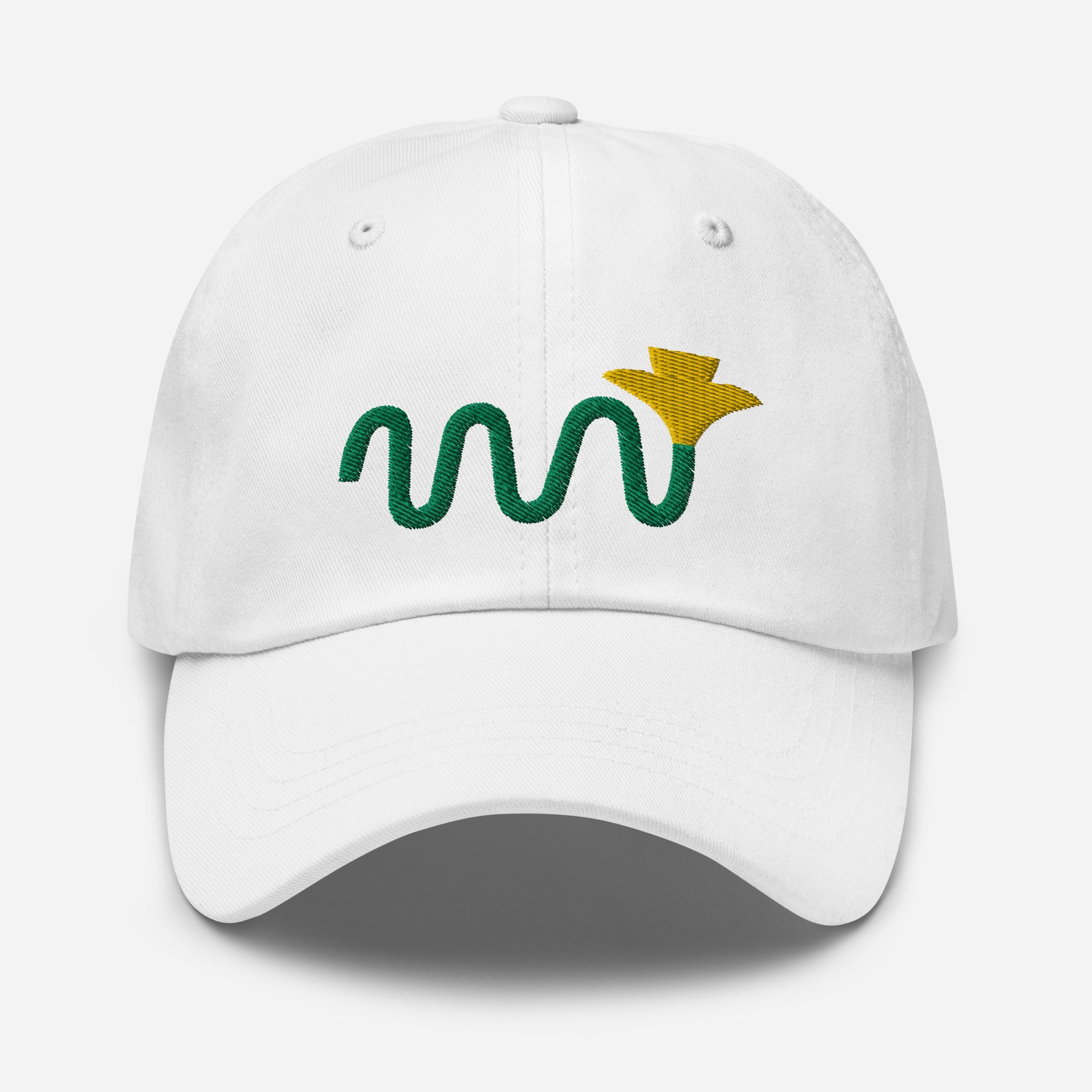 Squiggle Daffodil Embroidered Hat
