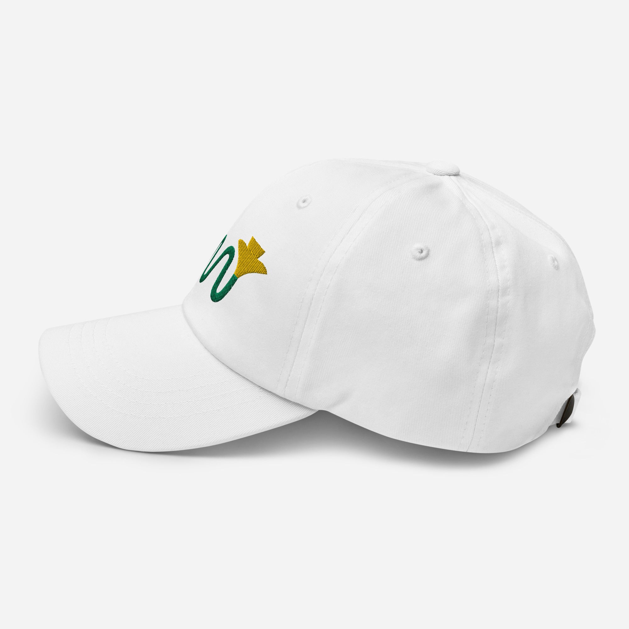 Squiggle Daffodil Embroidered Hat
