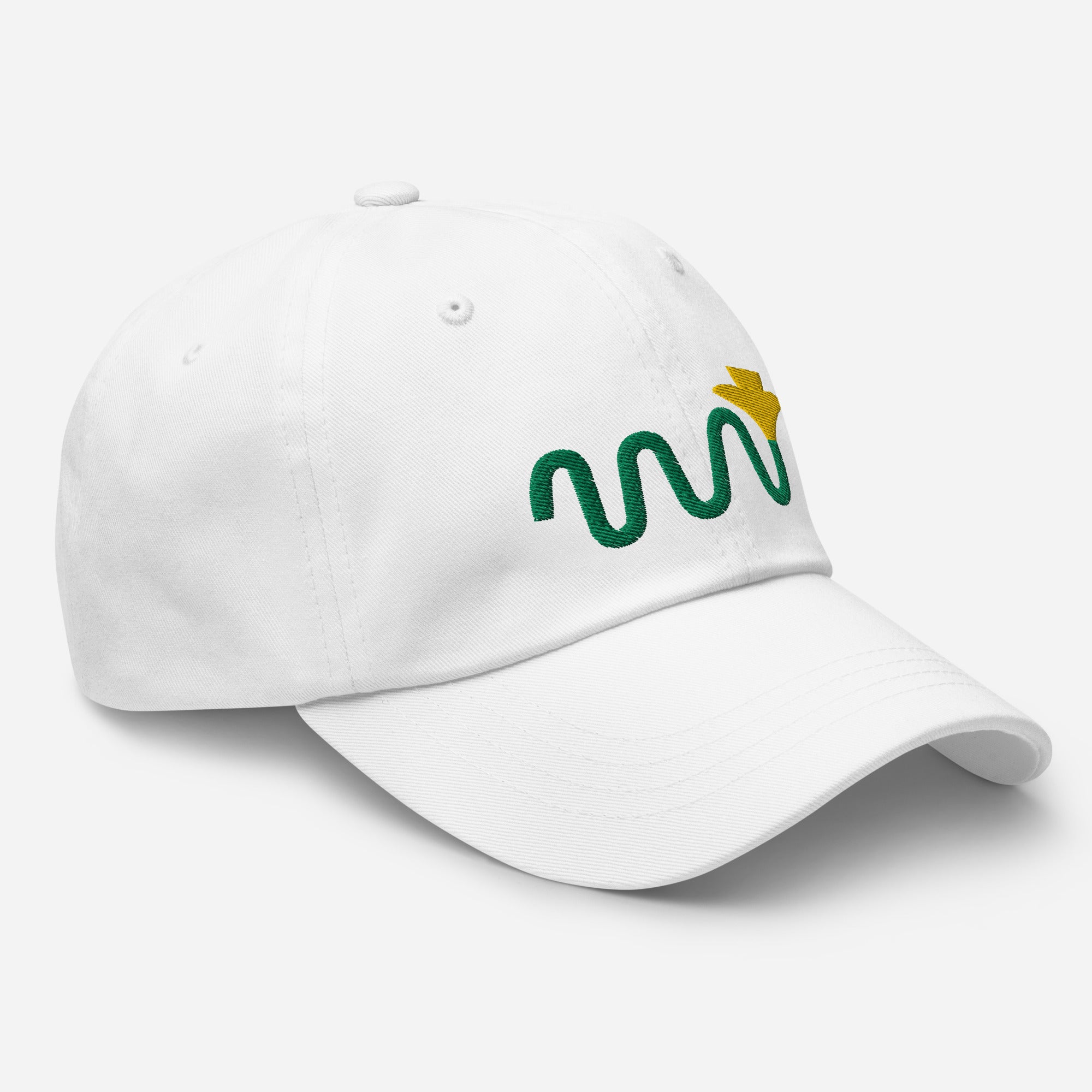 Squiggle Daffodil Embroidered Hat