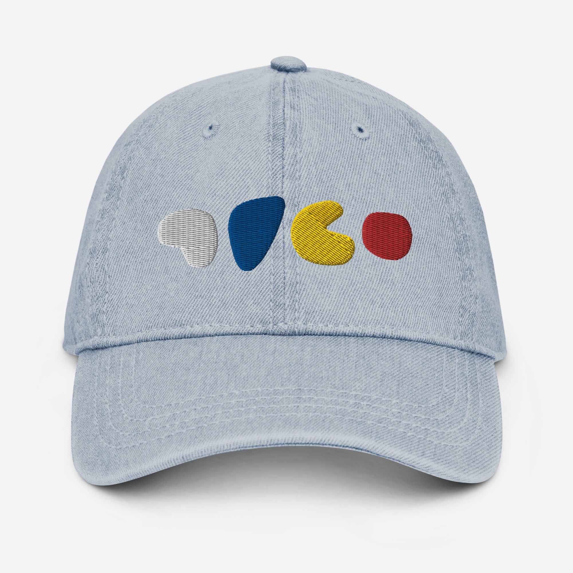 Bits 'n Blobs Embroidered Denim Hat