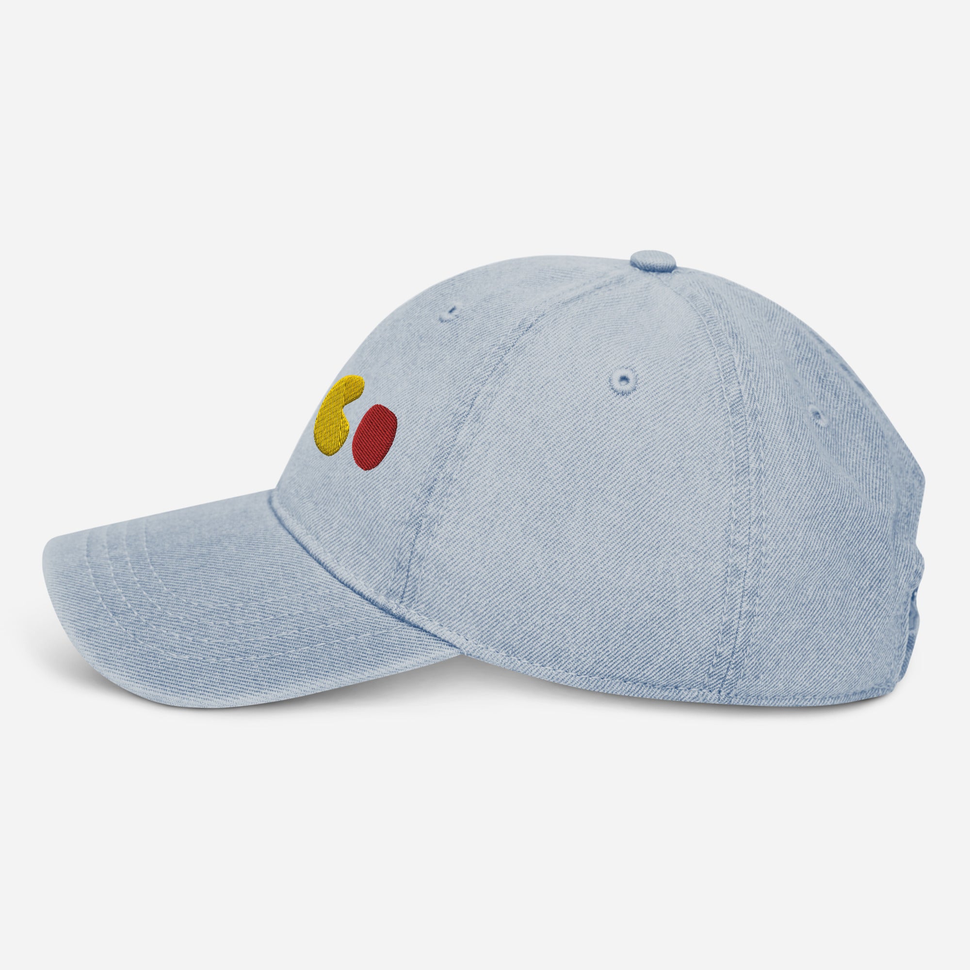 Bits 'n Blobs Embroidered Denim Hat