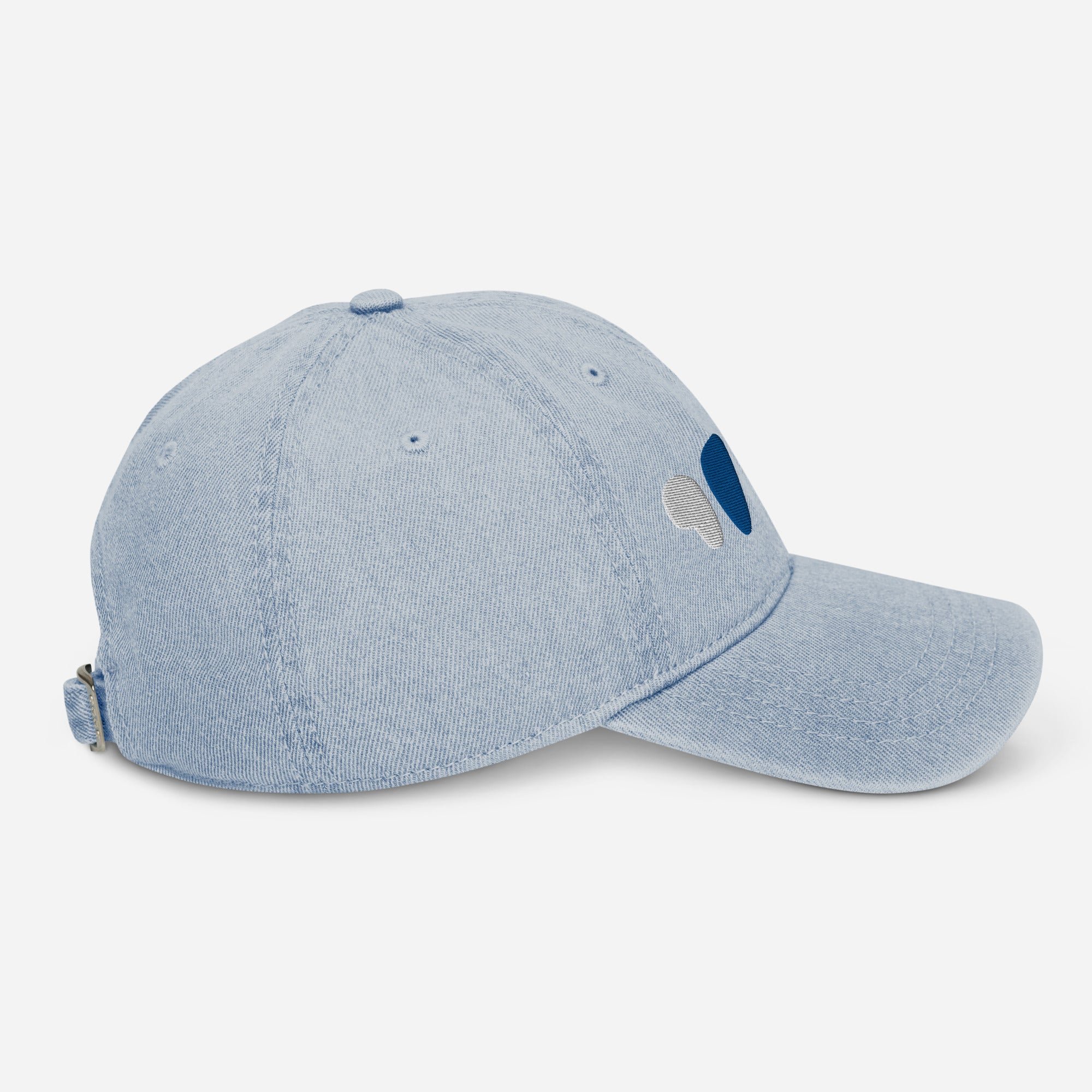 Bits 'n Blobs Embroidered Denim Hat
