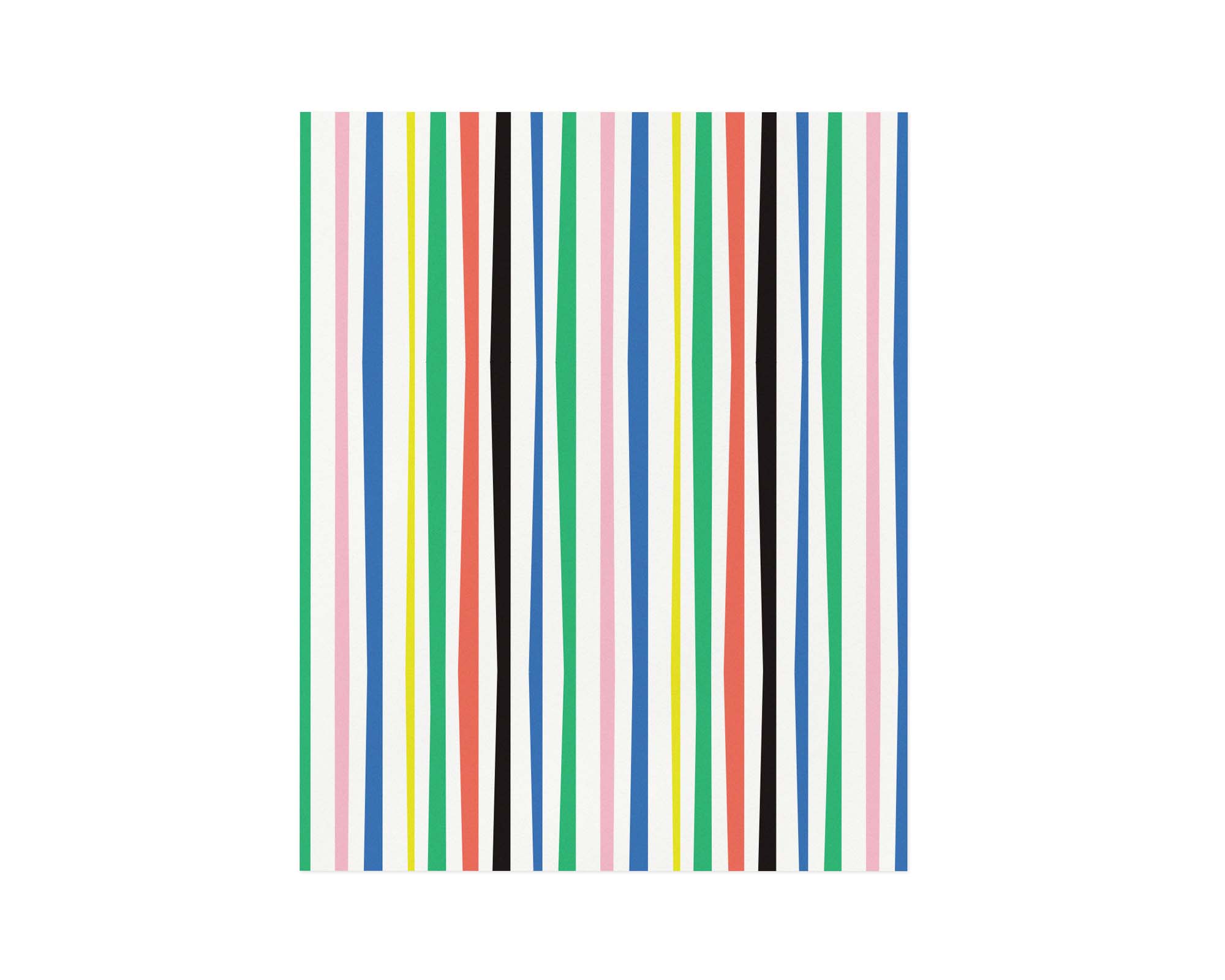 "Stream Queen" colorful abstract party streamers archival giclée art print. Made in USA by My Darlin' @mydarlin_bk