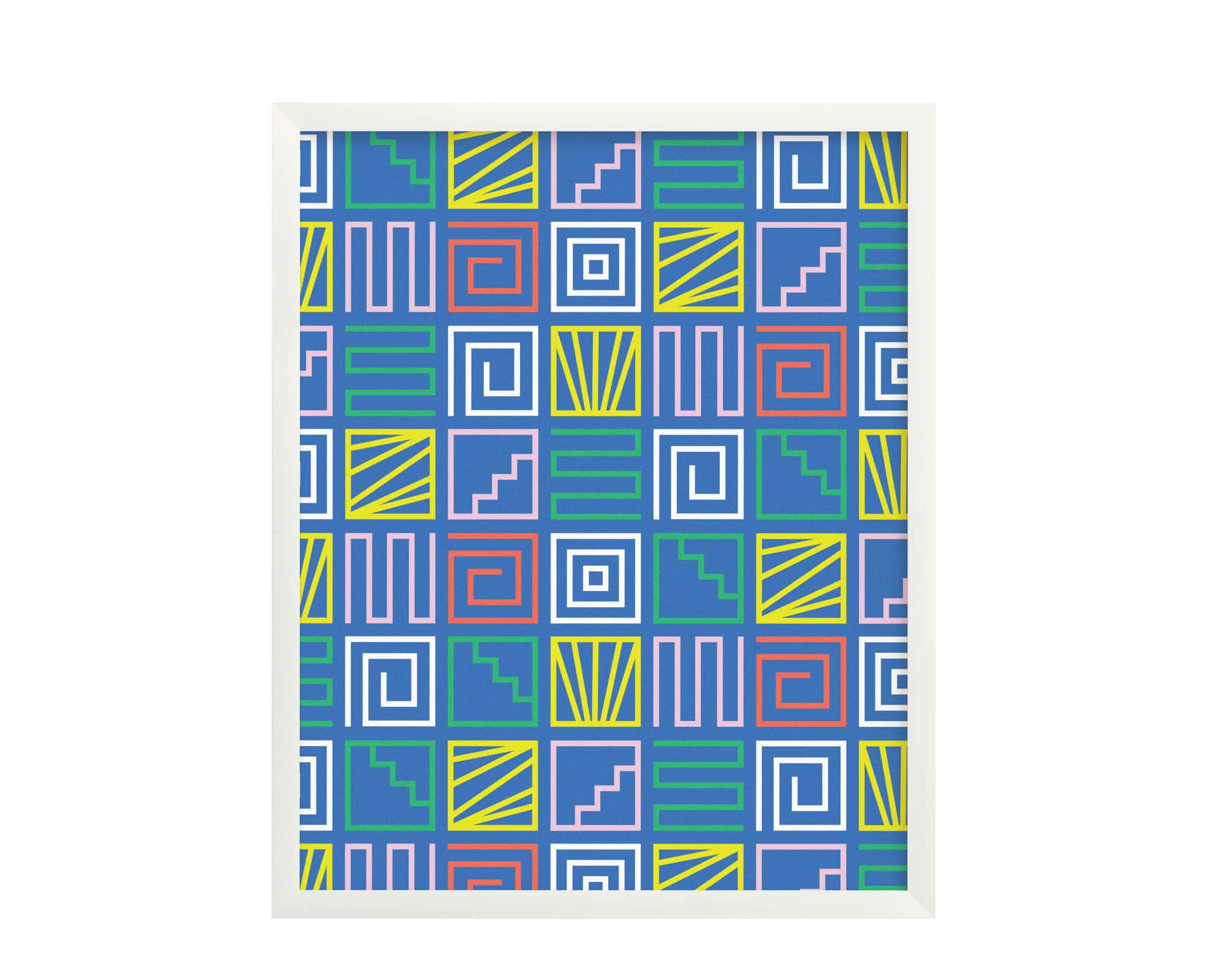 "Desert Disco" colorful, graphic line art shapes archival giclée art print. Made in USA by My Darlin' @mydarlin_bk