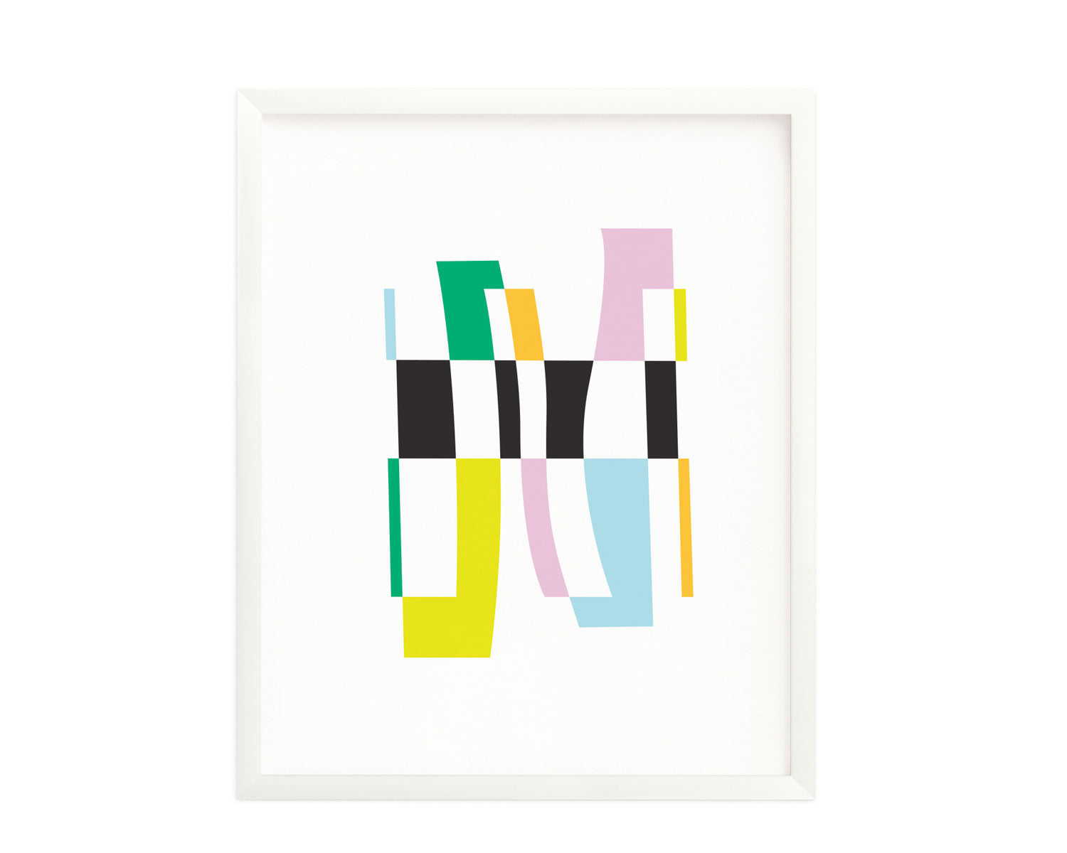 "Was it a Memory or a Dream?" abstract shapes composition graphic archival giclée art print. Made in USA by My Darlin' @mydarlin_bk