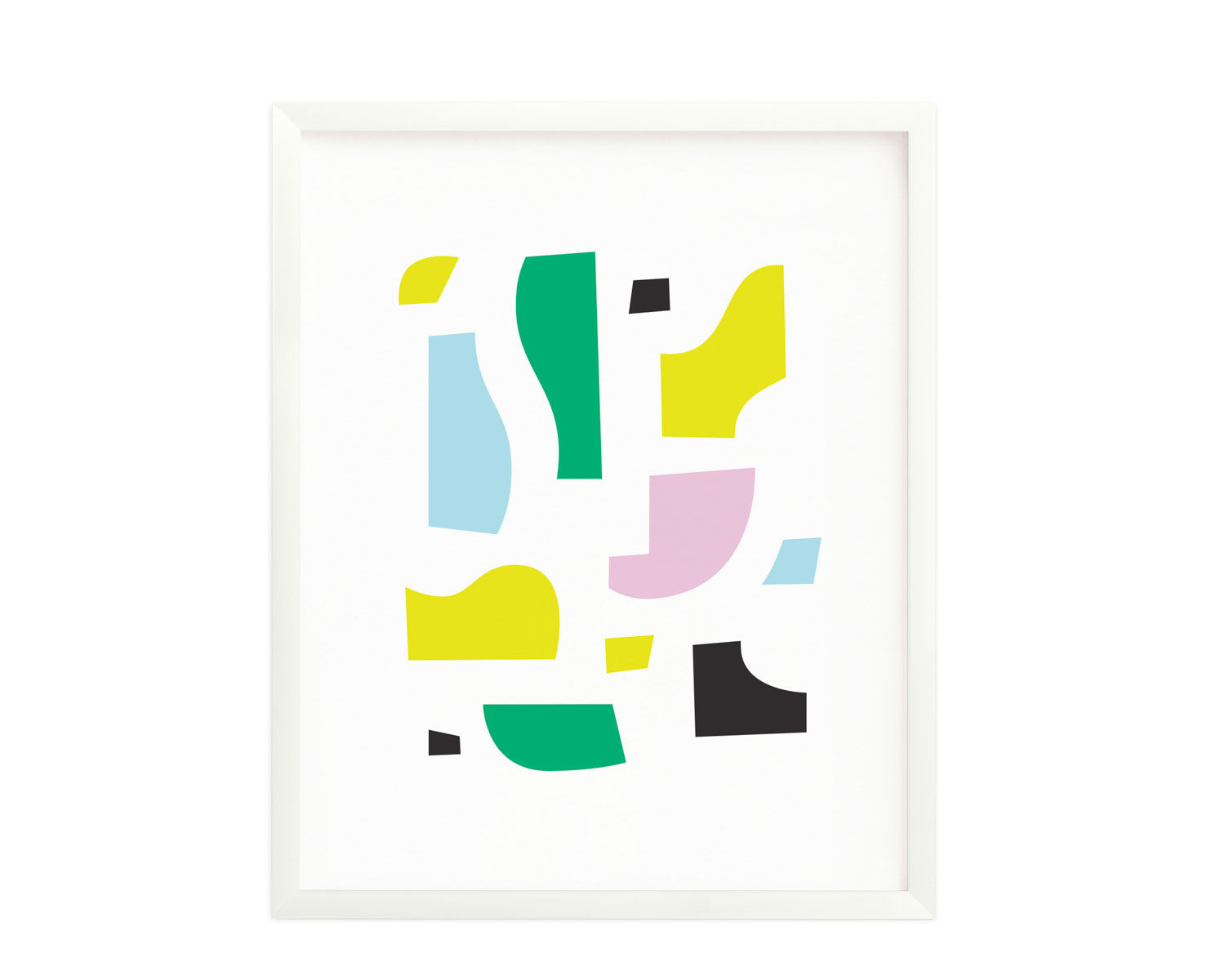 "Mrs. K" Abstract shapes composition graphic archival giclée art print. Made in USA by My Darlin' @mydarlin_bk