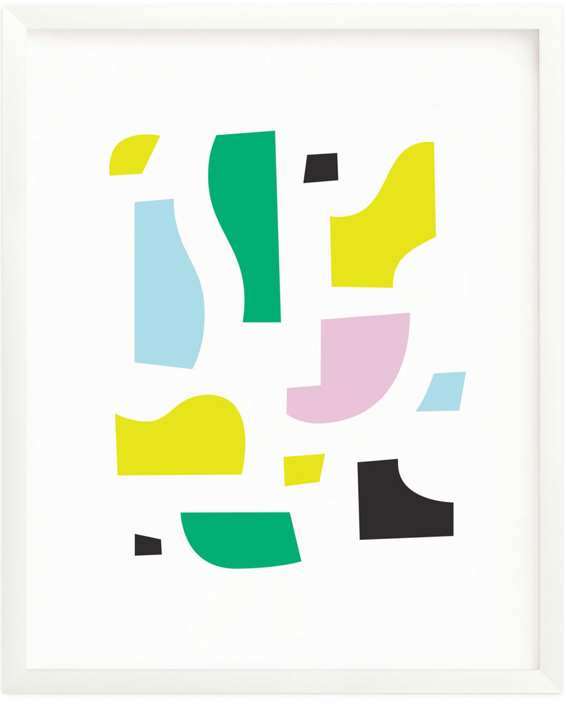 "Mrs. K" Abstract shapes composition graphic archival giclée art print. Made in USA by My Darlin' @mydarlin_bk