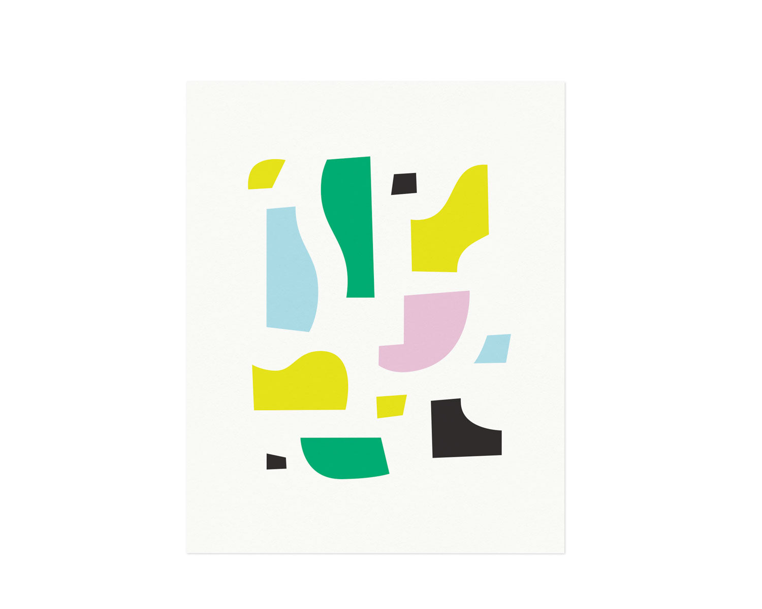 "Mrs. K" Abstract shapes composition graphic archival giclée art print. Made in USA by My Darlin' @mydarlin_bk