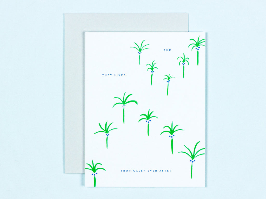Tropically Ever After Floating Palm Trees