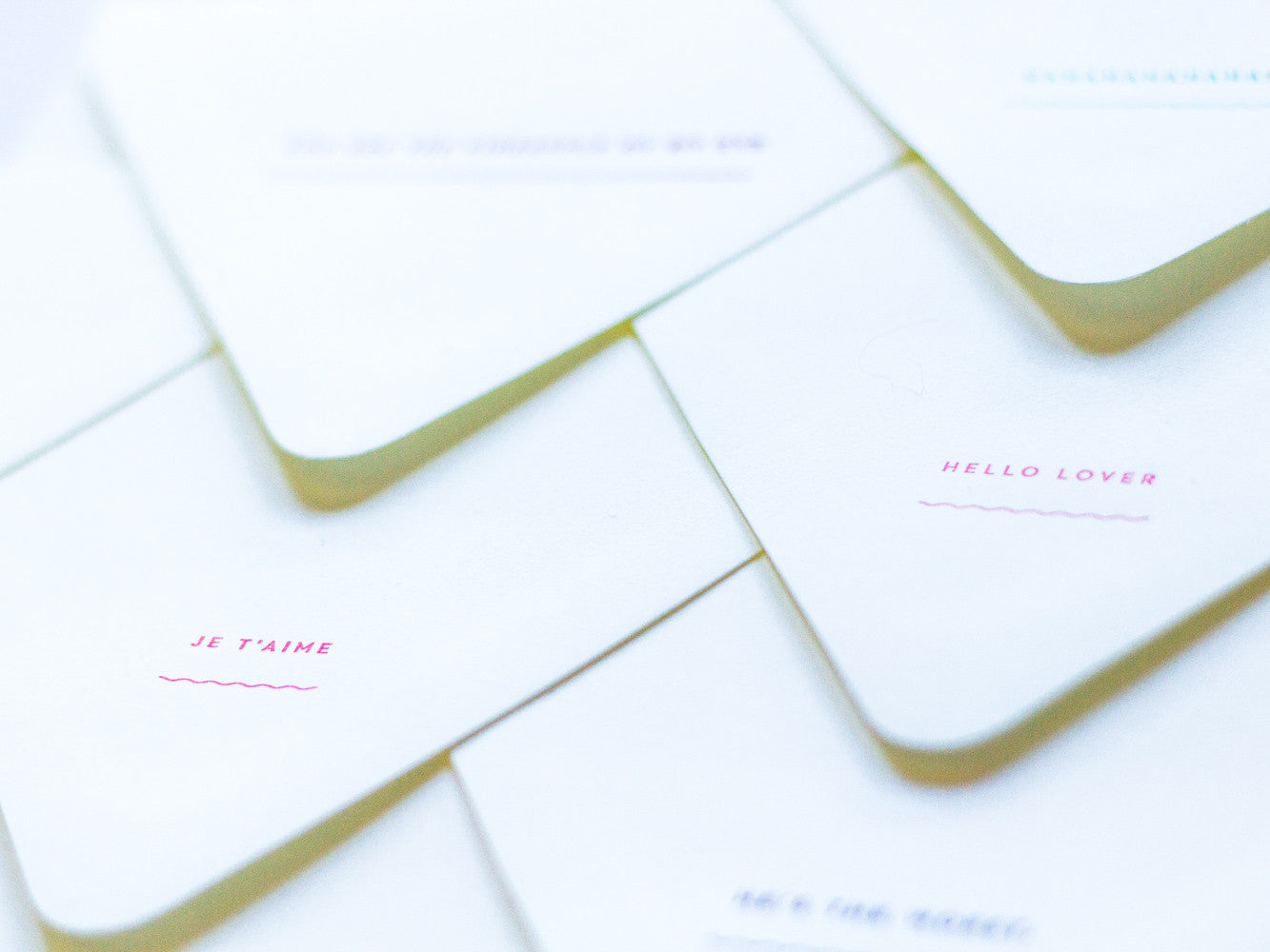 Je T'aime Notevelope & Heart Notecard
