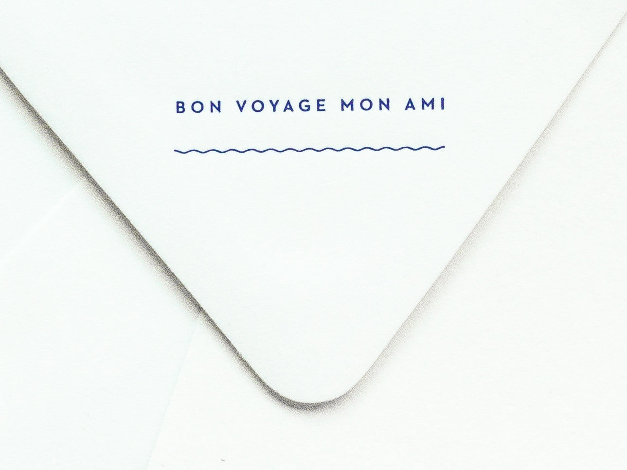 Bon Voyage Mon Ami Notevelope & Sailboat Notecard