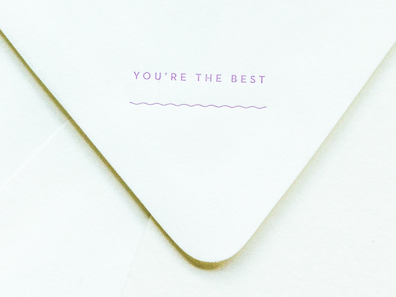 You're the Best Notevelope & Heart Notecard
