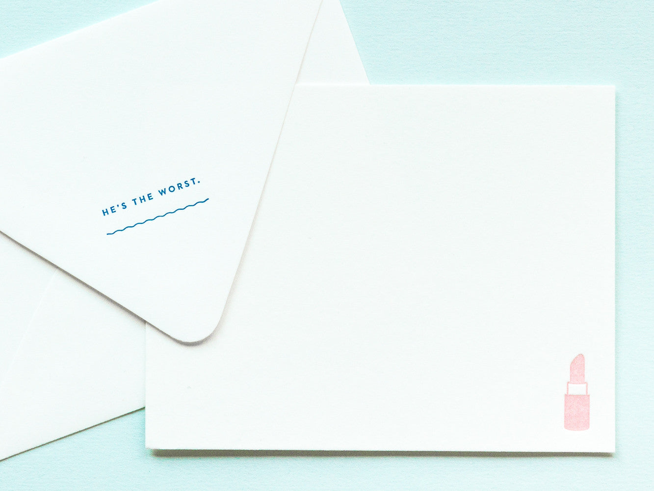 He's The Worst Notevelope & Banana Peel Notecard