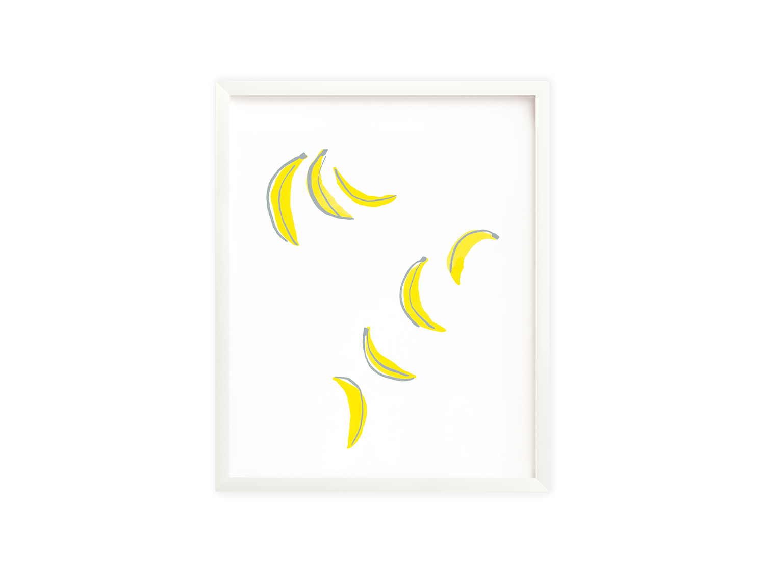 Floating Bananas Art Print