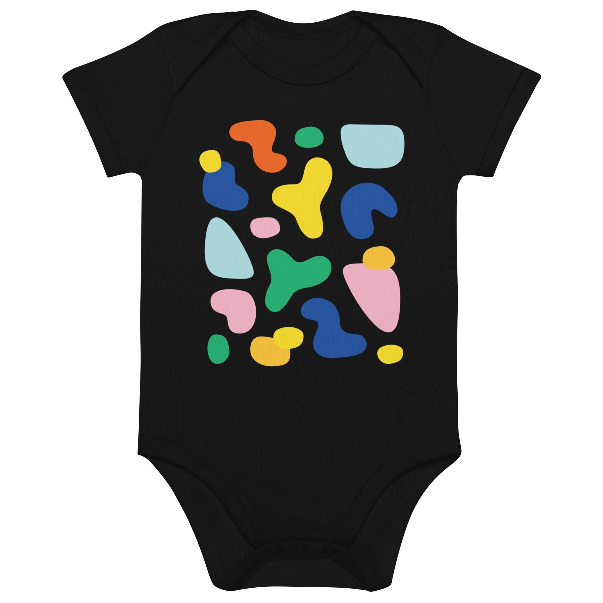 Noki Colorful Blobs Organic Cotton Baby Onesie