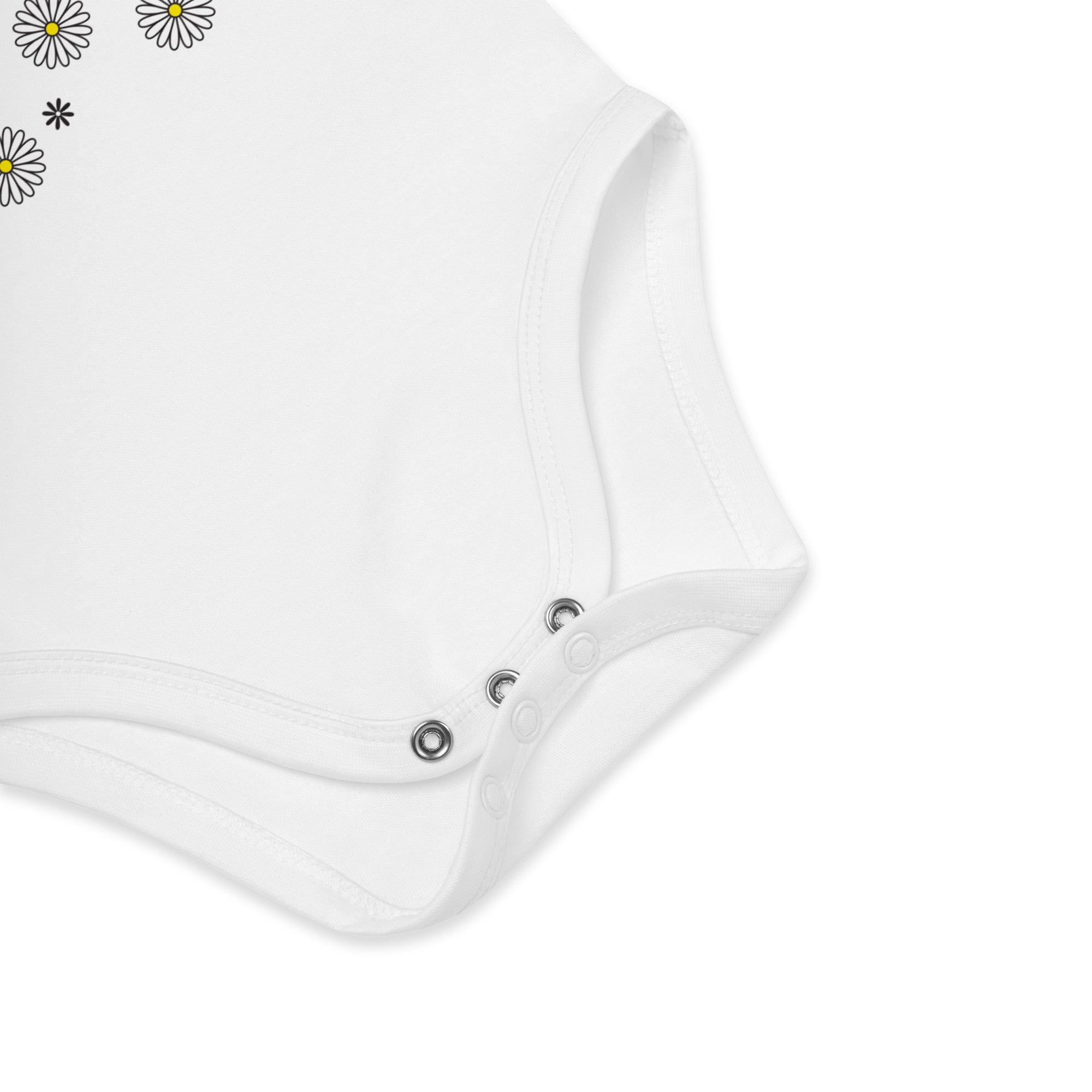 Dances with Fleurs Organic Cotton Short Sleeve Baby Onesie