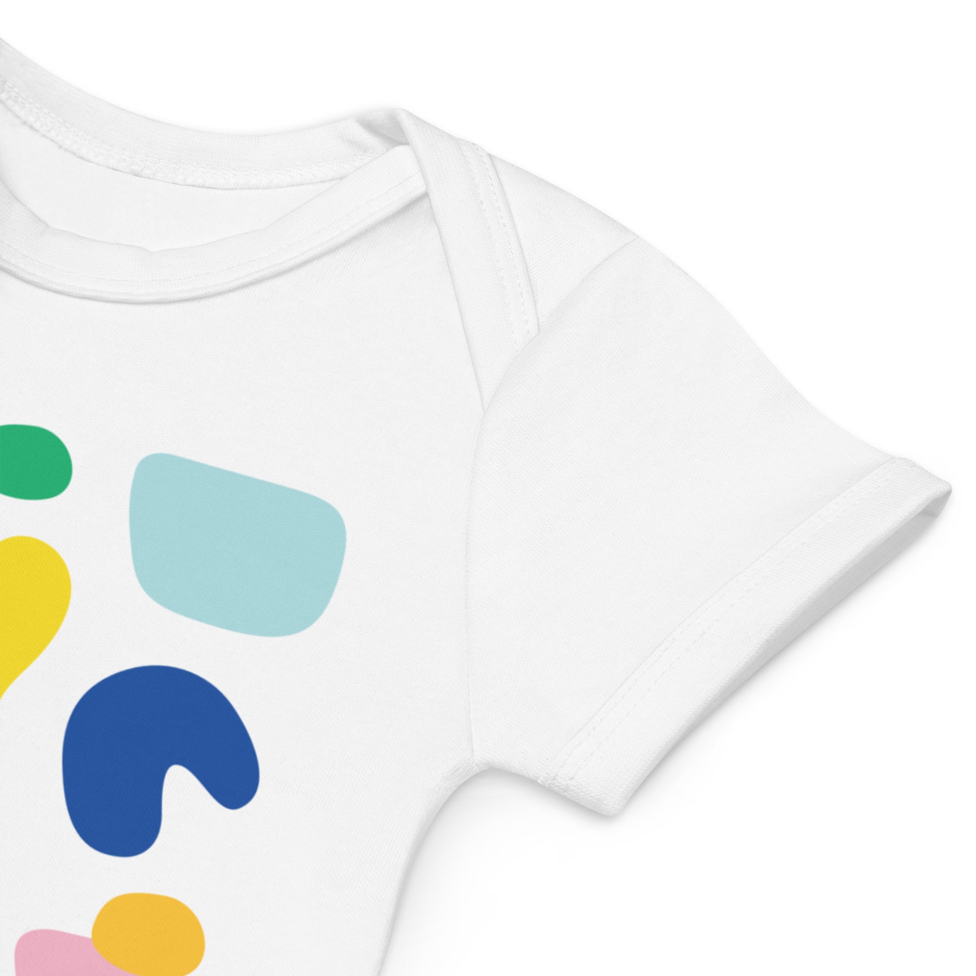 Noki Colorful Blobs Organic Cotton Baby Onesie